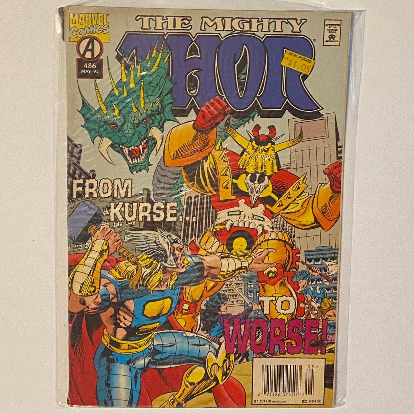Thor #486 Newsstand