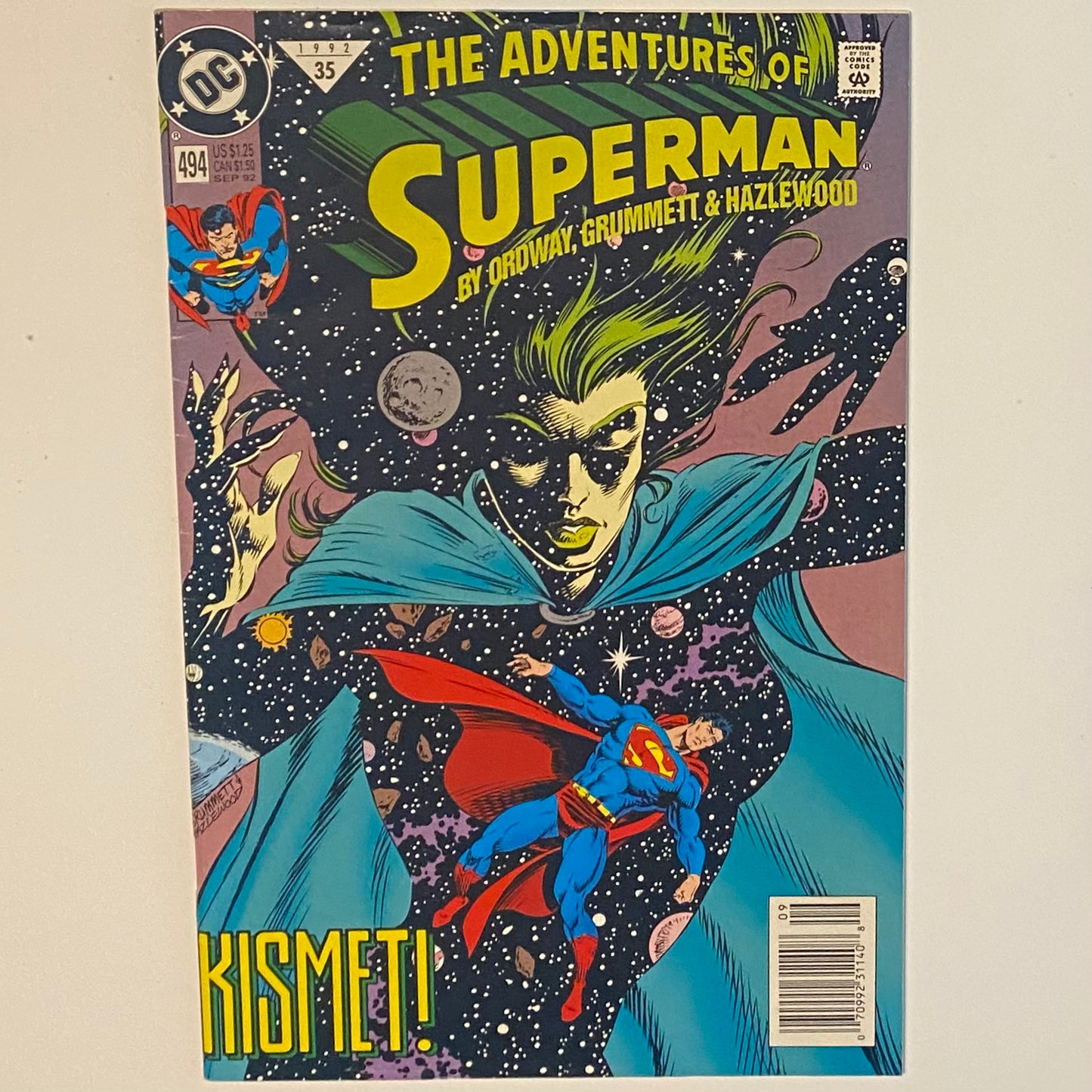 Superman #494 Newsstand
