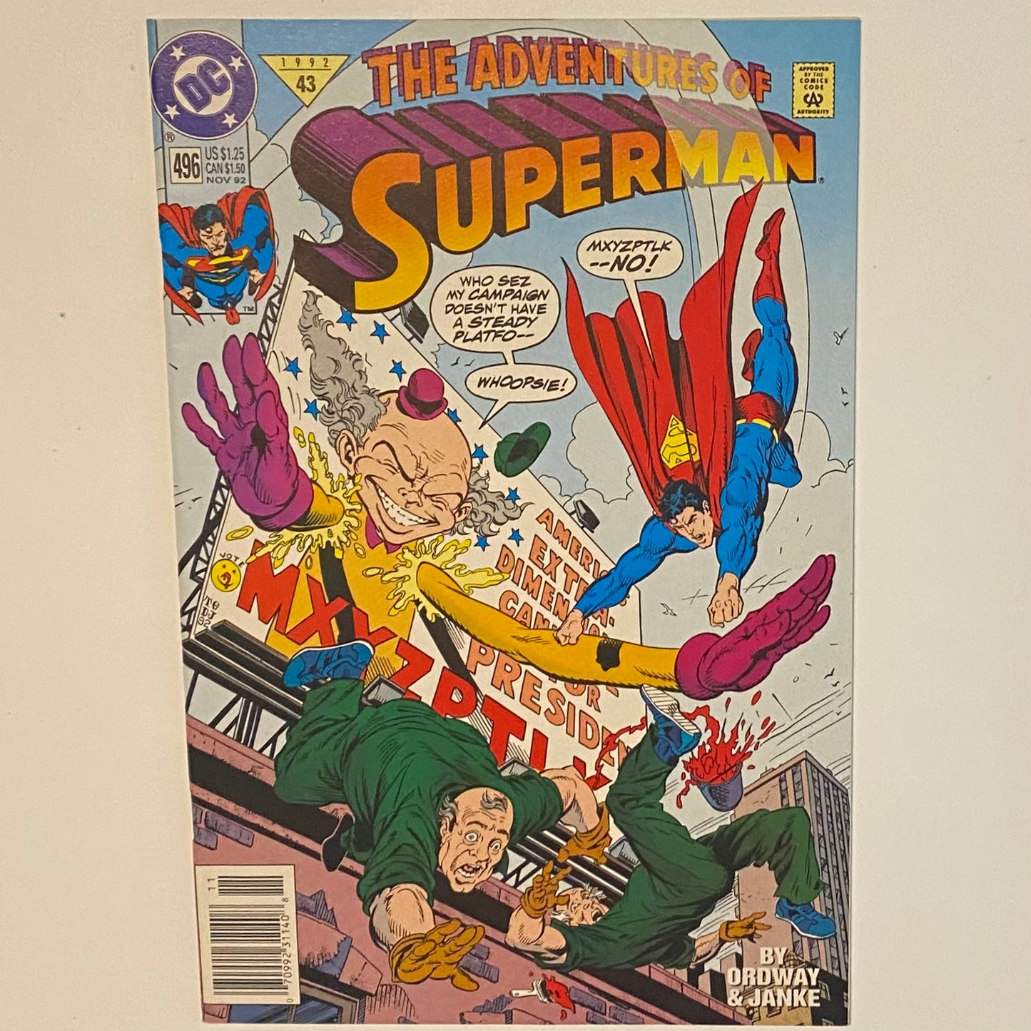 Superman #496 Newsstand