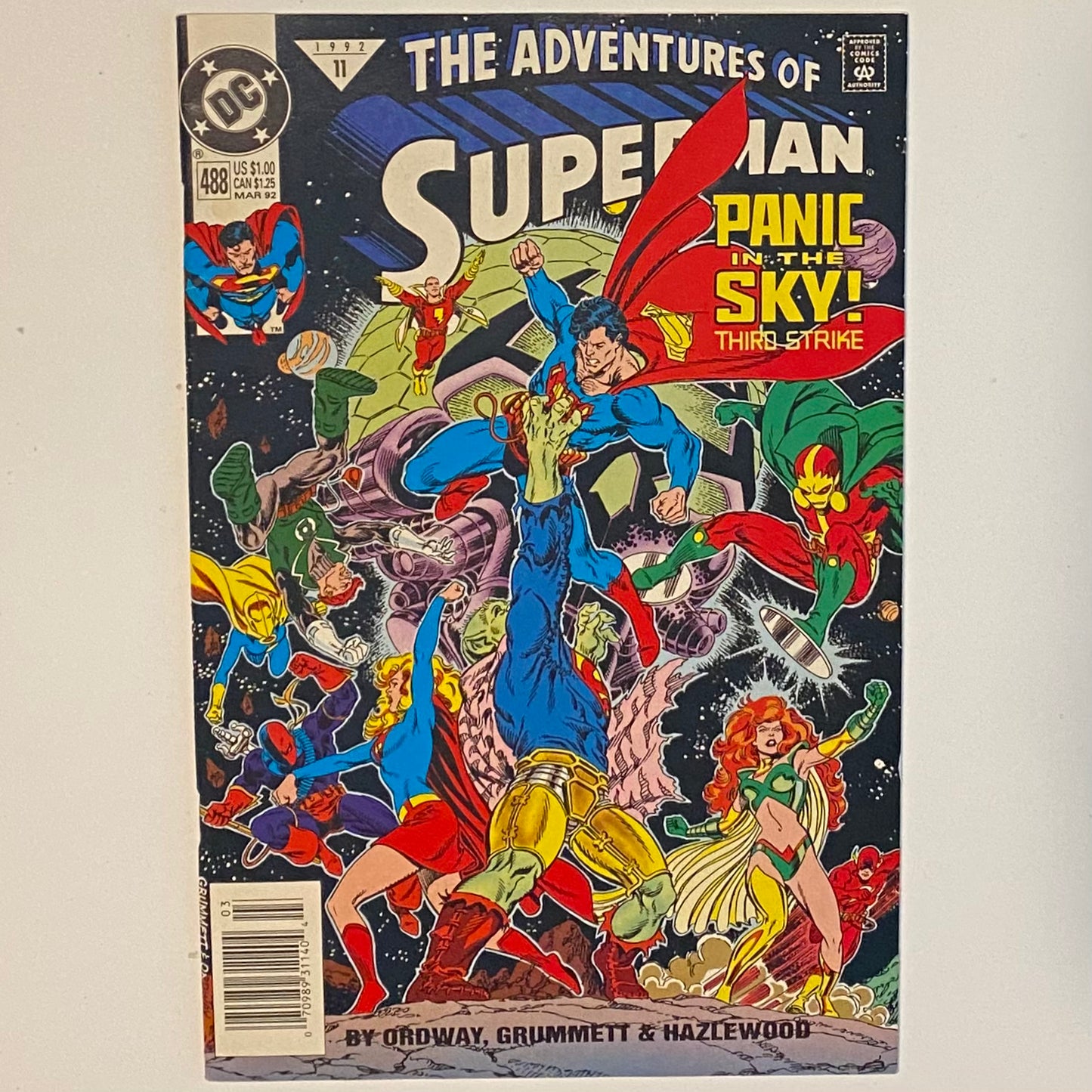 Superman #488 Newsstand