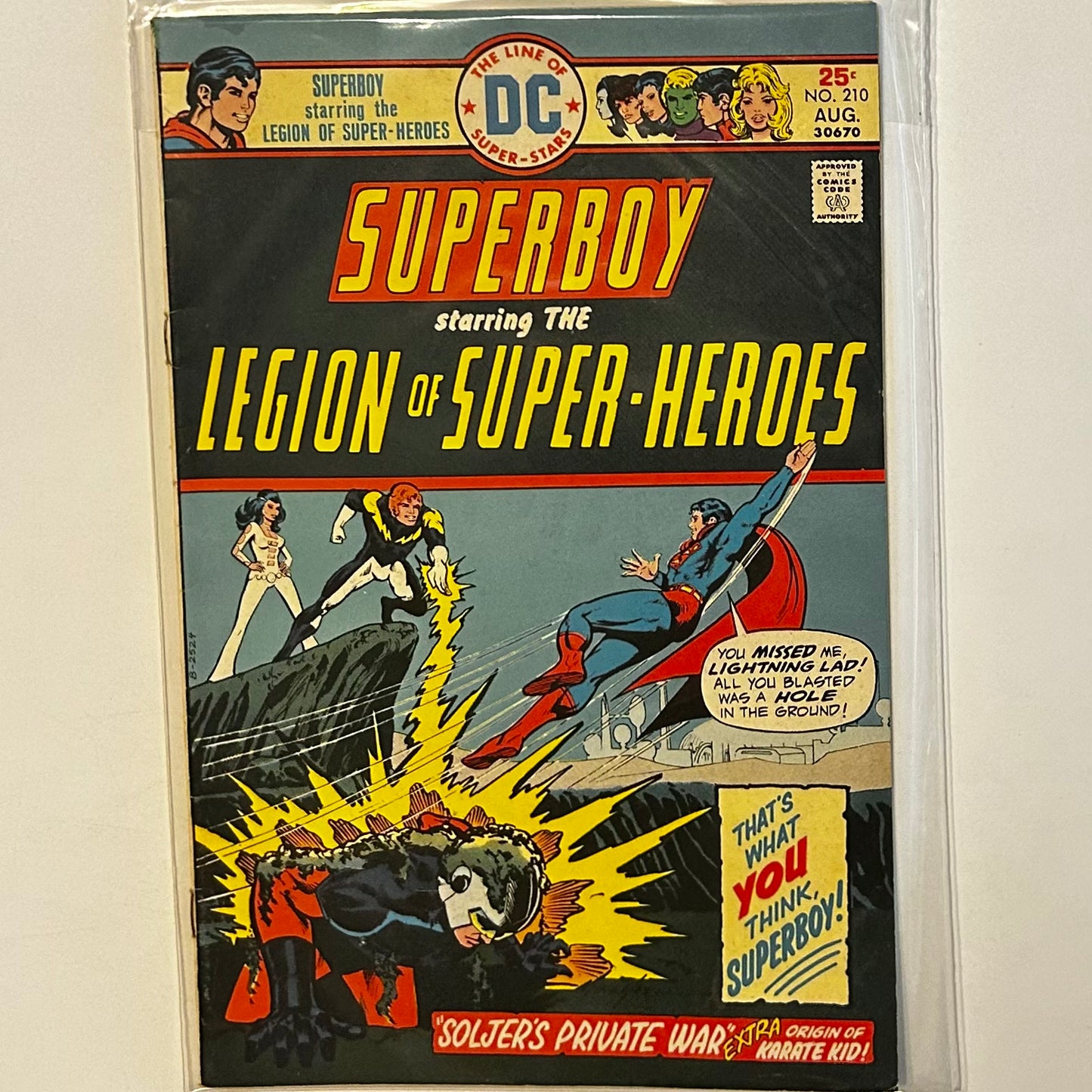 Superboy and the Legion of Superheroes #210
