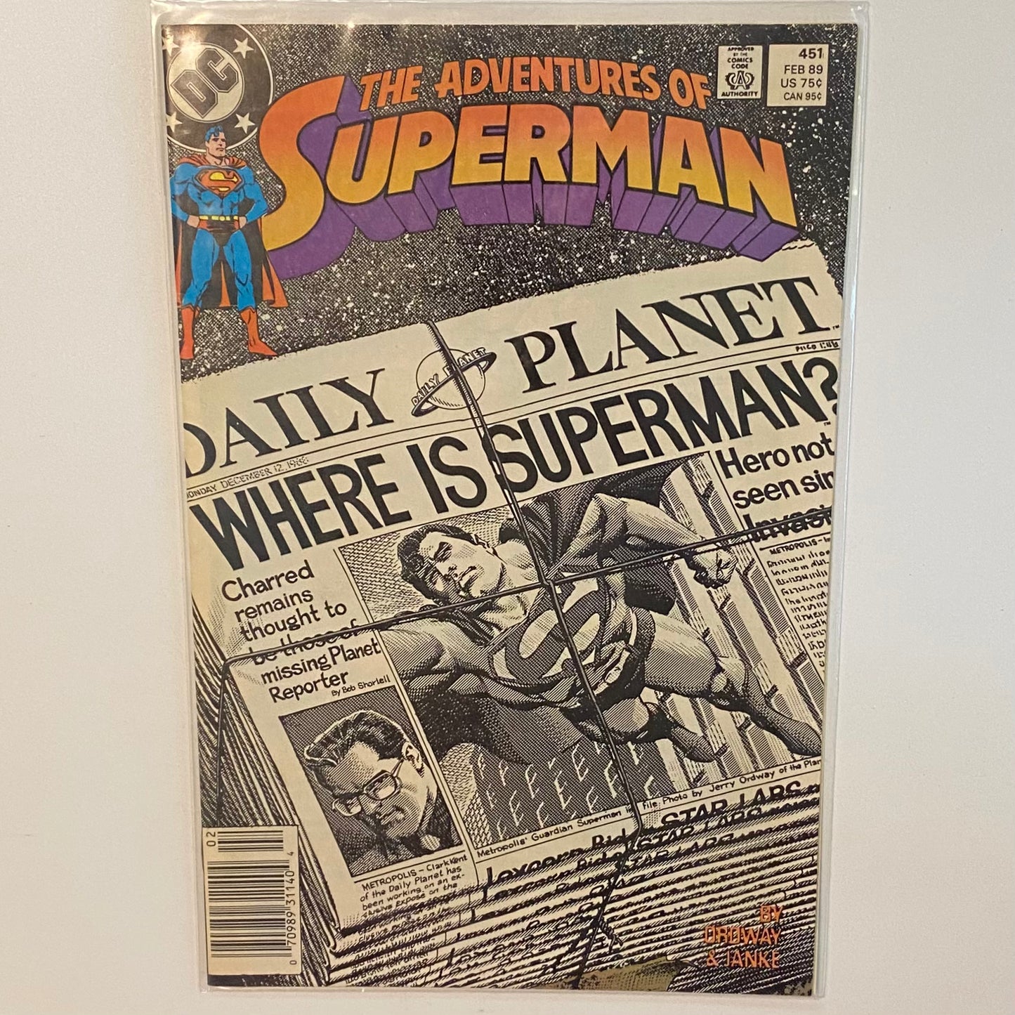 Superman #451 Newsstand