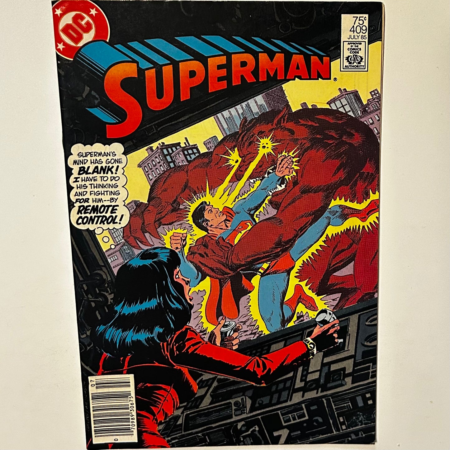 Superman #409 Newsstand