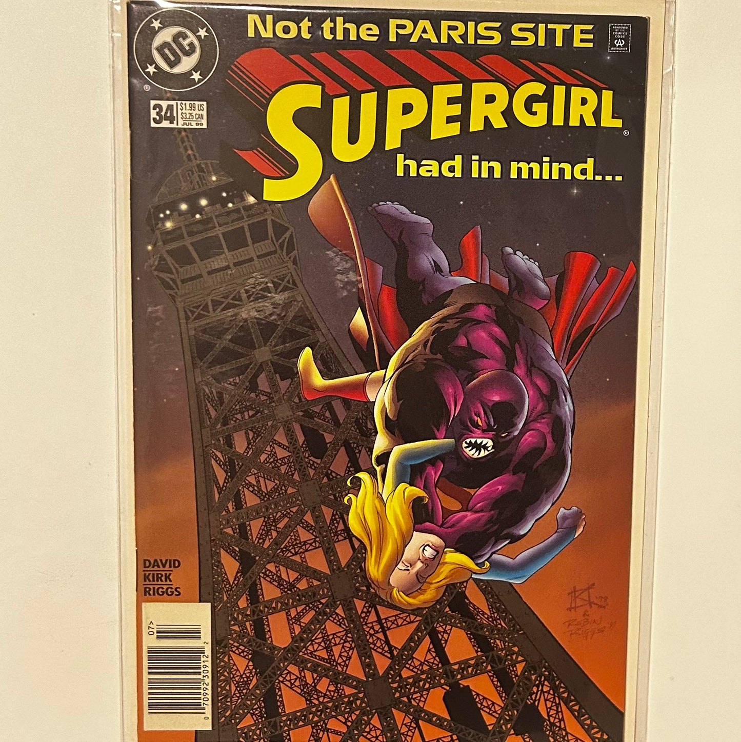Supergirl 1996 #34 Newsstand