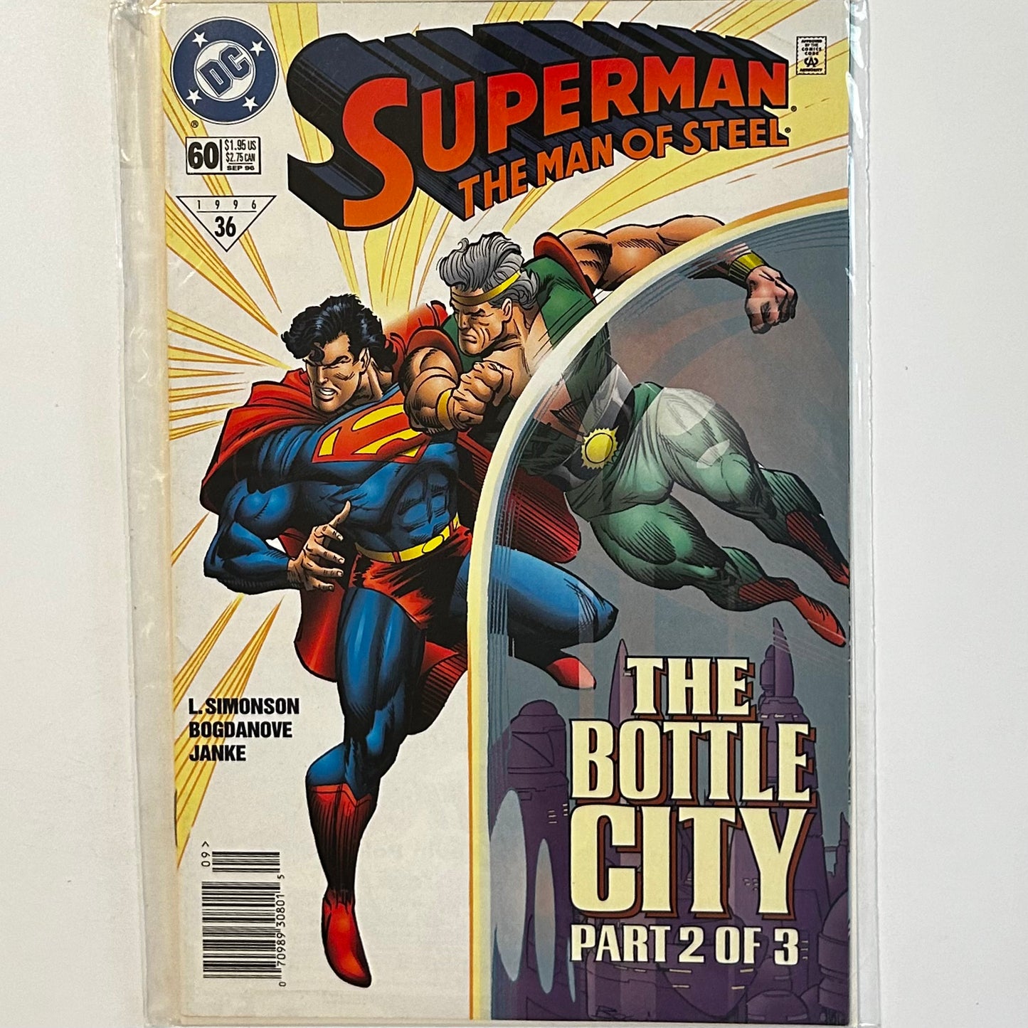 Superman Man of Steel #60 Newsstand