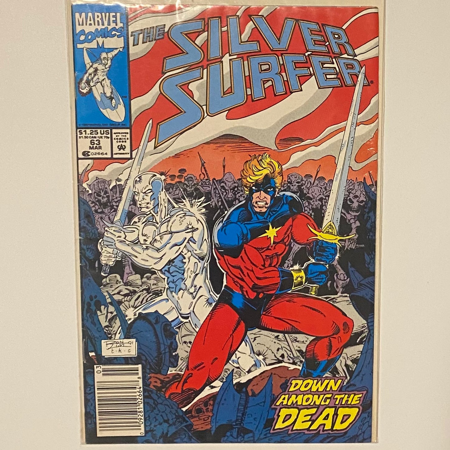 Silver Surfer #63 Newsstand