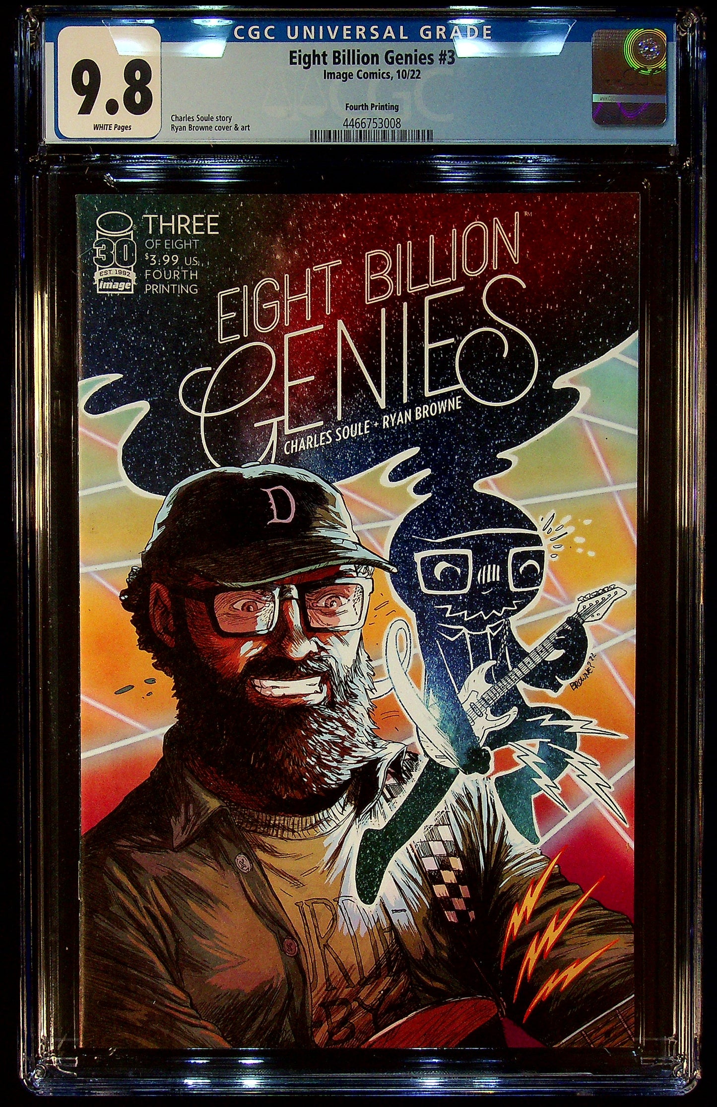 Eight Billion Genies #3 CGC 9.8 Fourth Printing