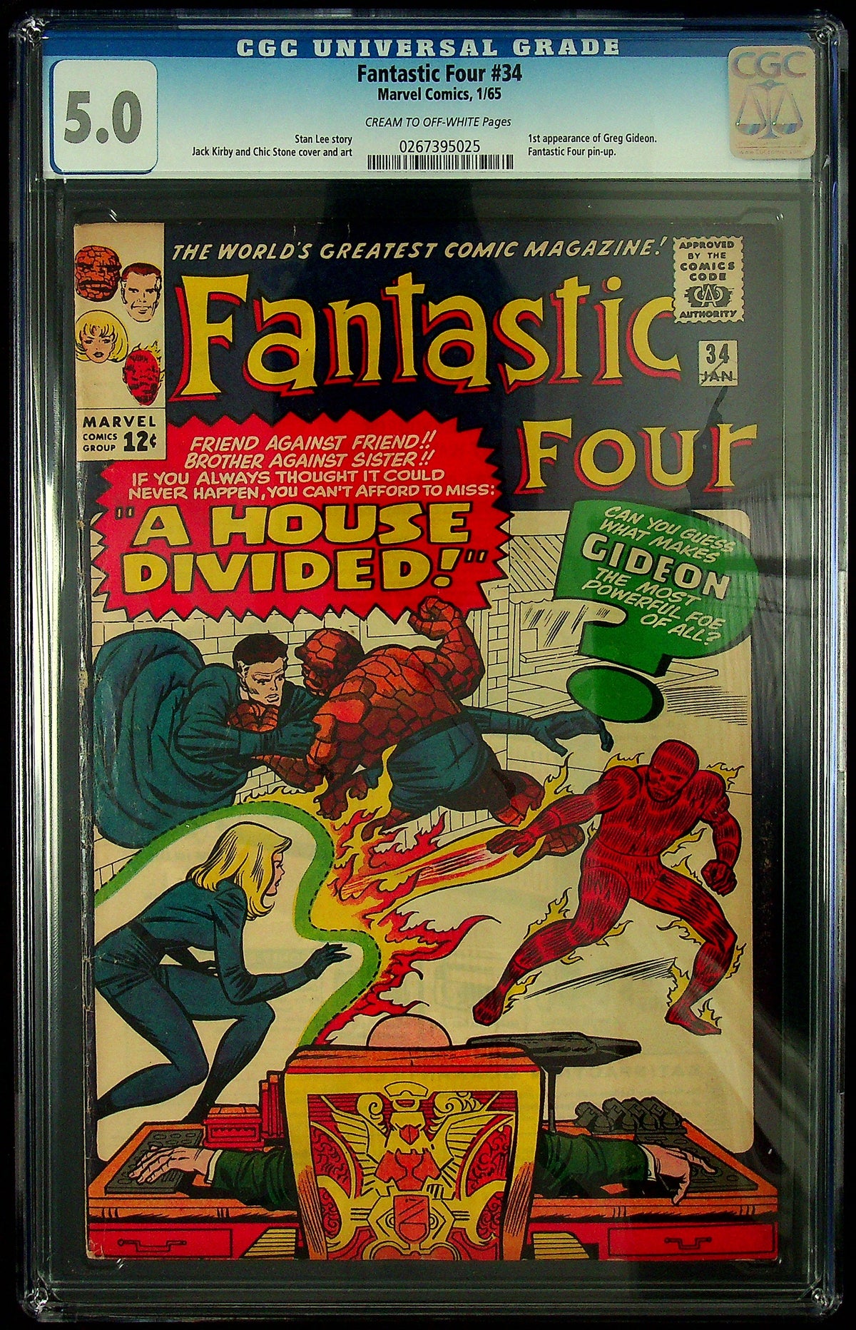 Fantastic Four #34 CGC 5.0