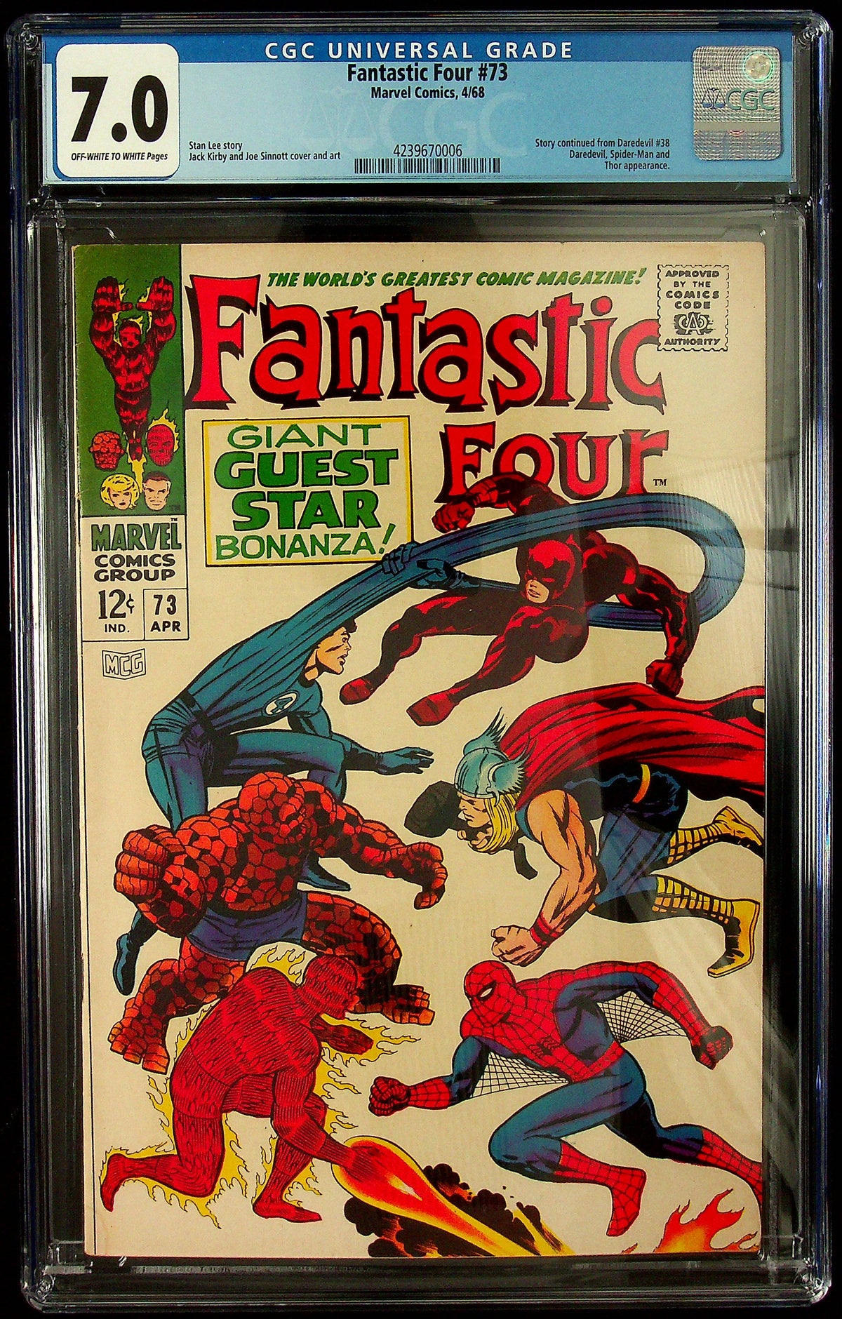Fantastic Four #73 CGC 7.0