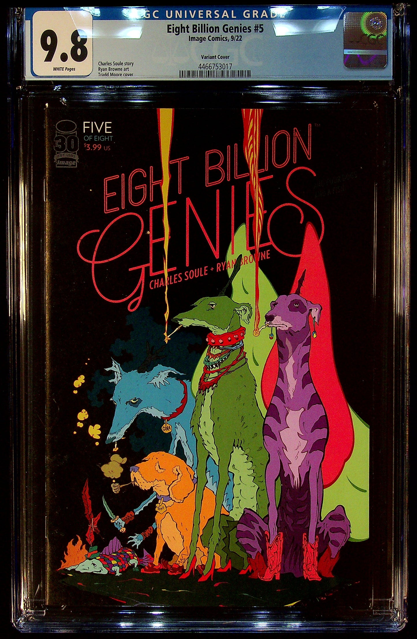 Eight Billion Genies #5 CGC 9.8 Variant Cover