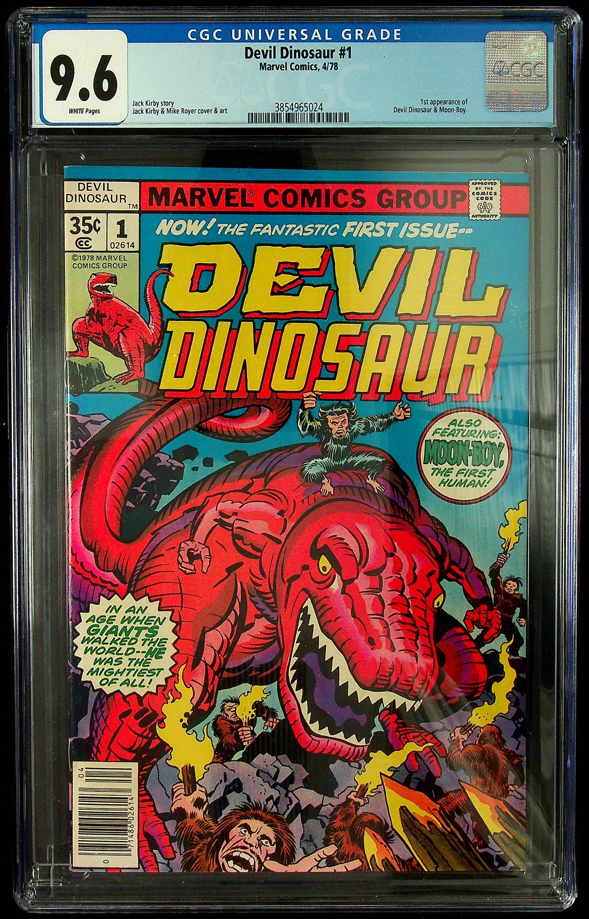 Devil Dinosaur #1 CGC 9.6