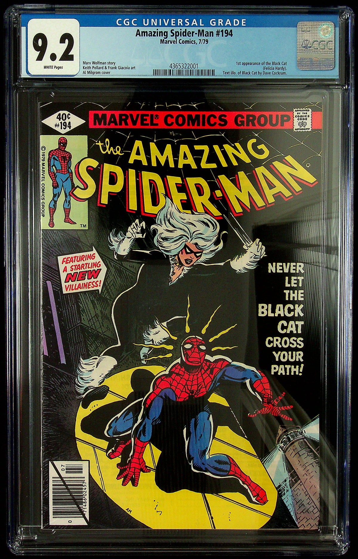 Amazing Spider-man #194 CGC 9.2