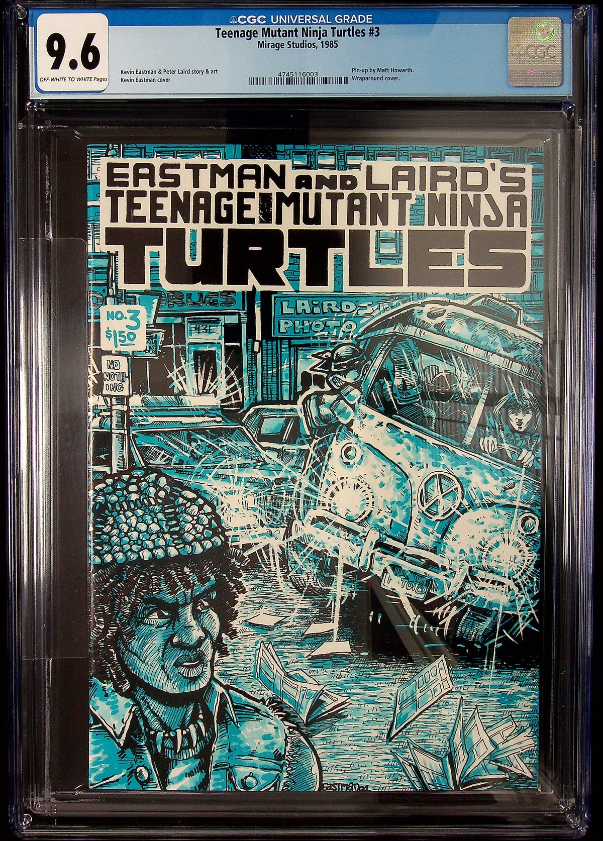 Teenage Mutant Ninja Turtles #3 CGC 9.6