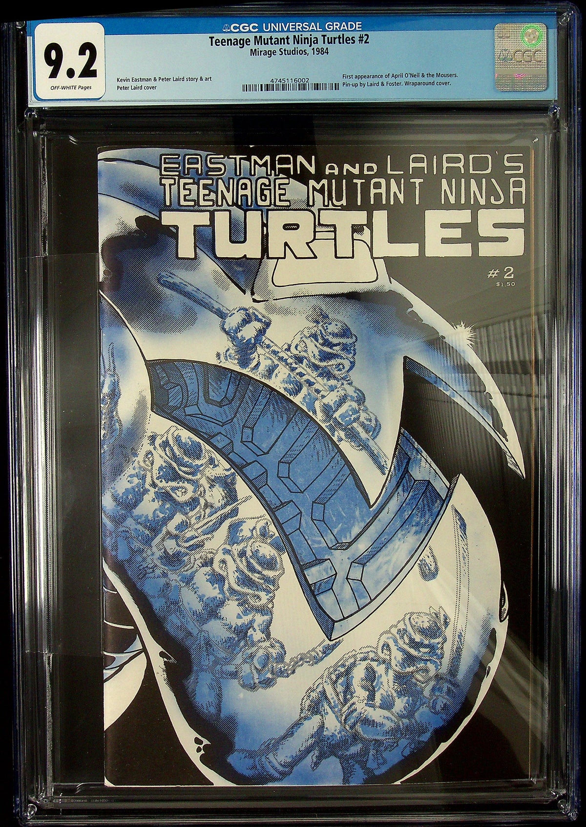 Teenage Mutant Ninja Turtles #2 CGC 9.2