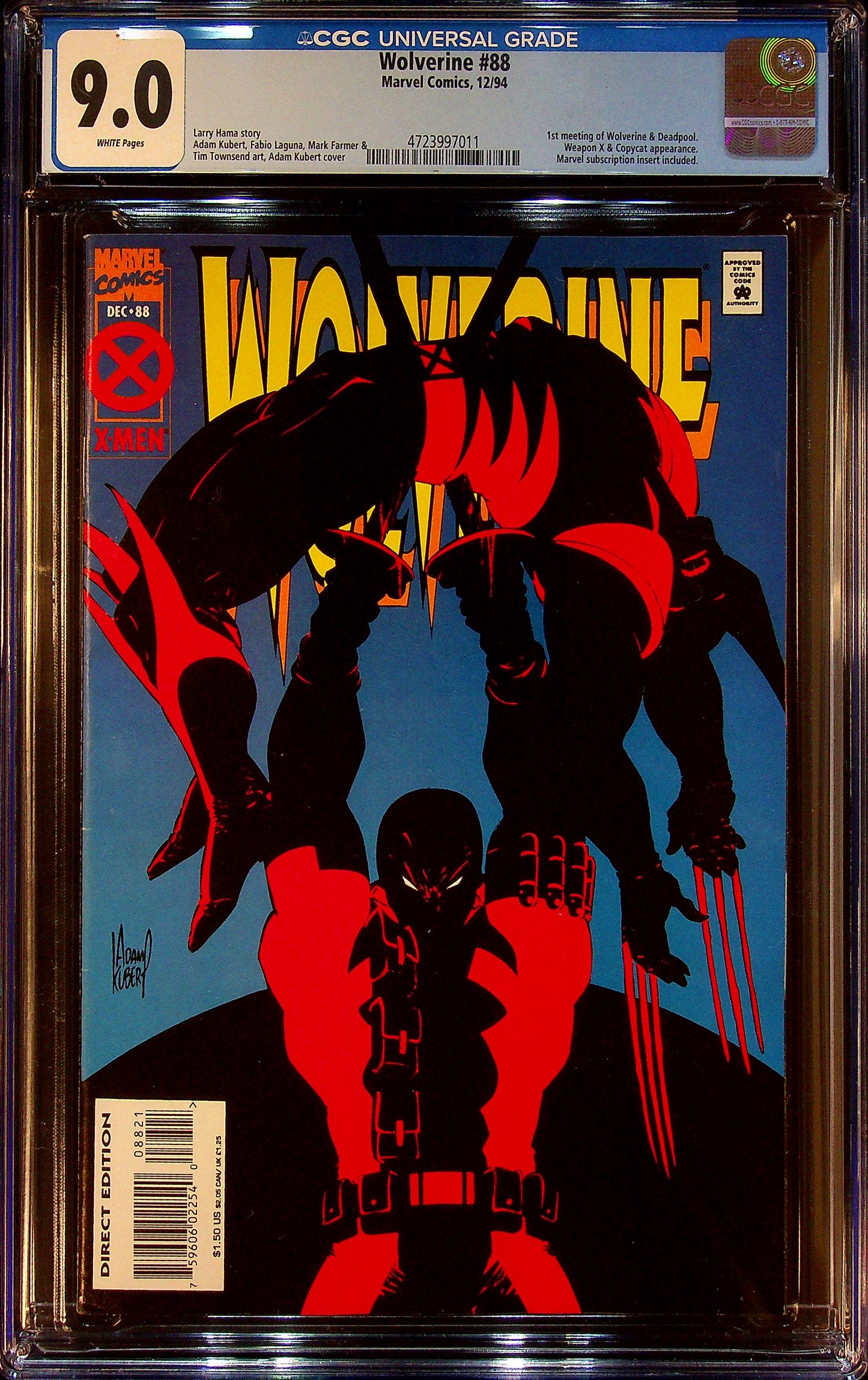 Wolverine #88 CGC 9.0