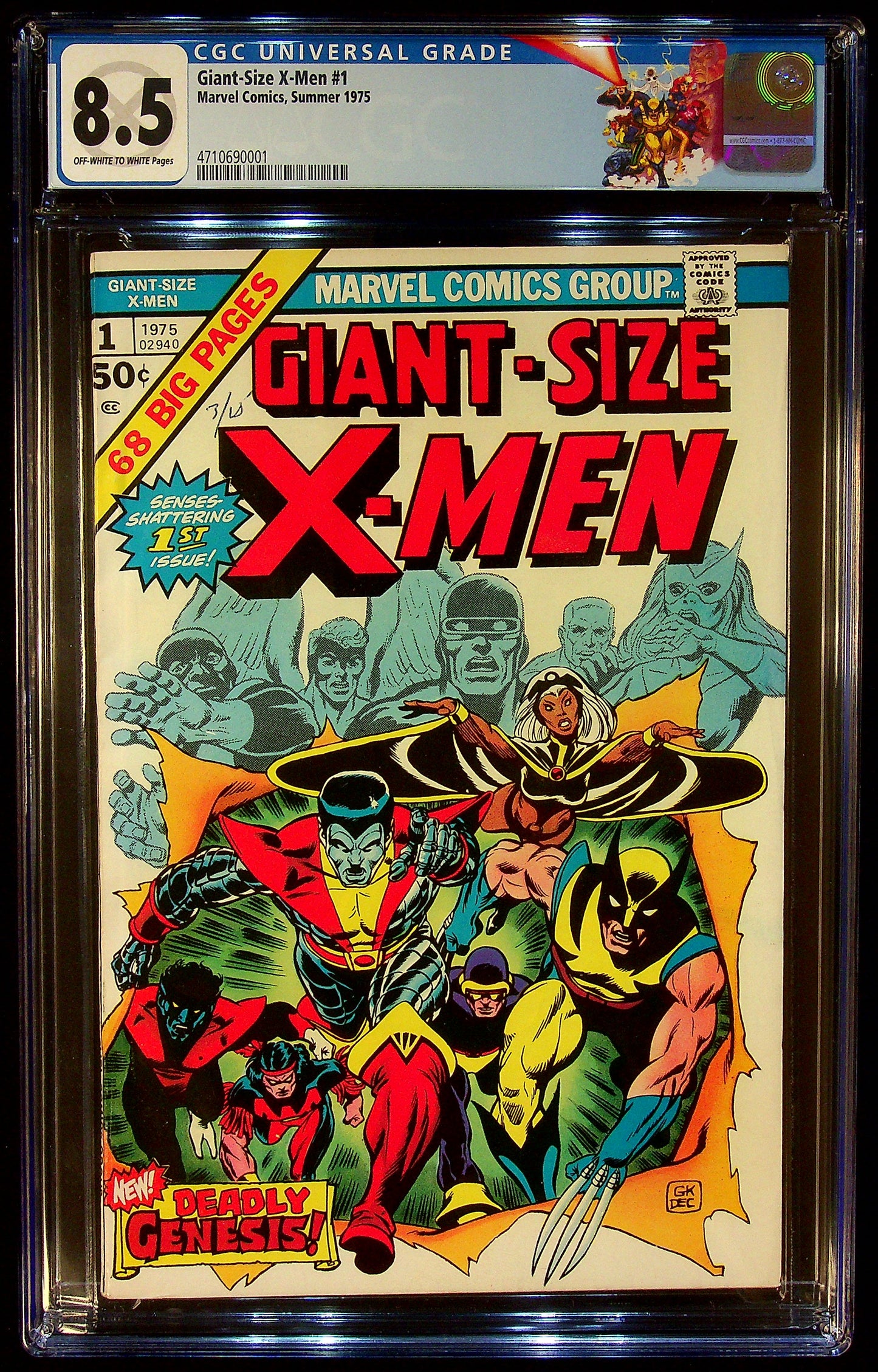 Giant-Size X-Men #1 CGC 8.5 OFF-WHITE TO WHITE Pages