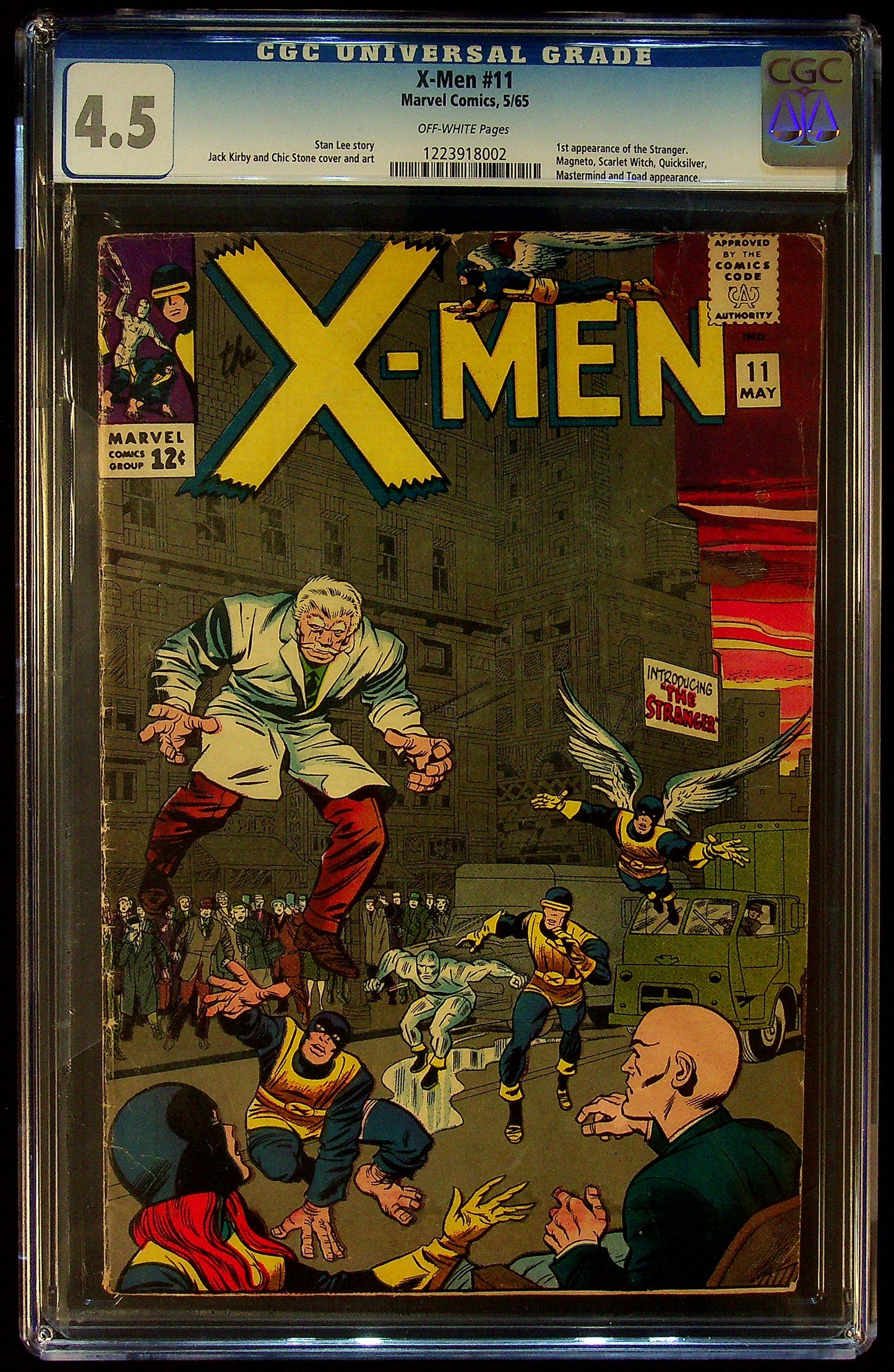 X-Men #11 CGC 4.5 OFF-WHITE Pages