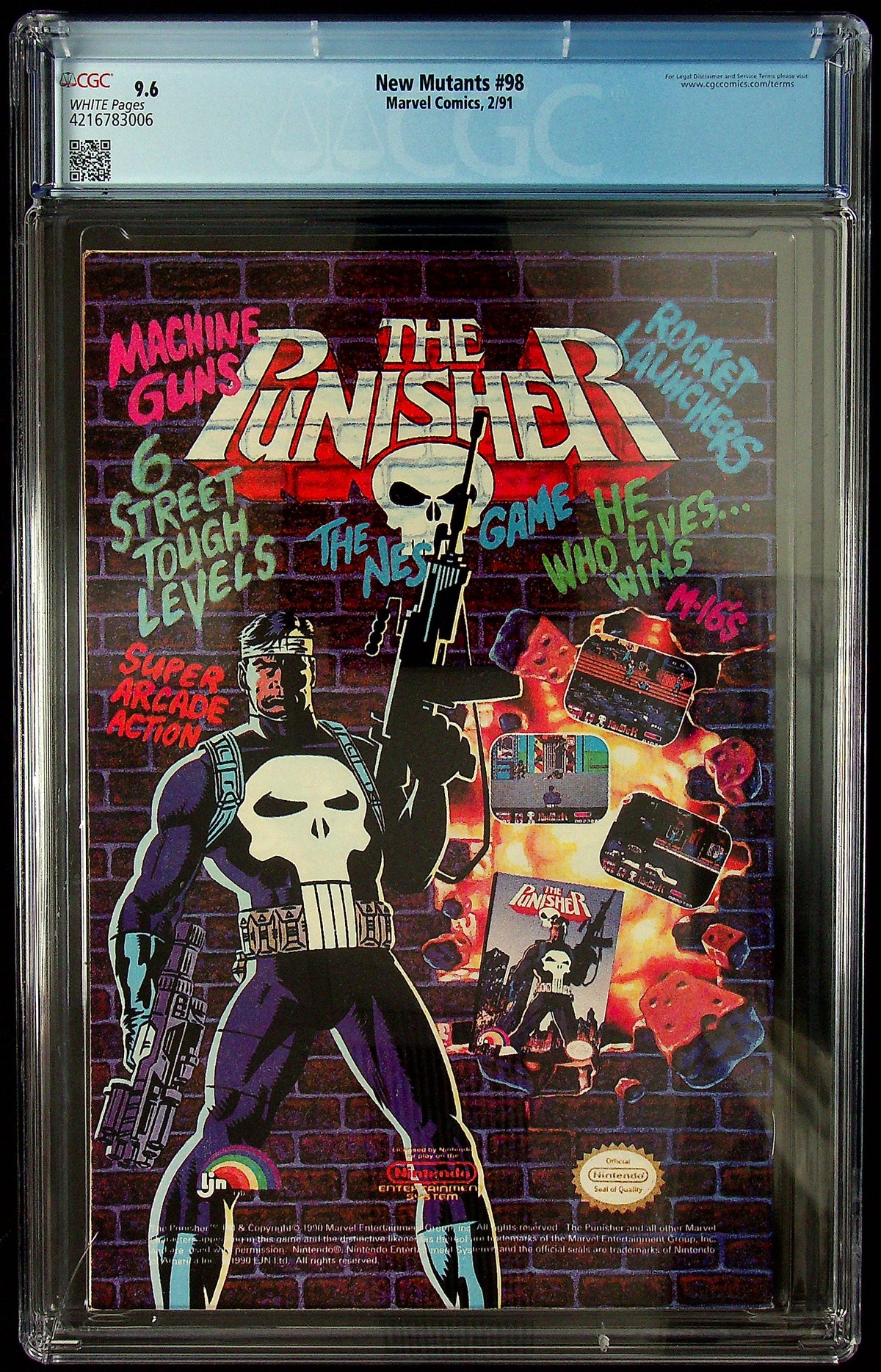 New Mutants #98 CGC 9.6 (Small Hairline Crack)