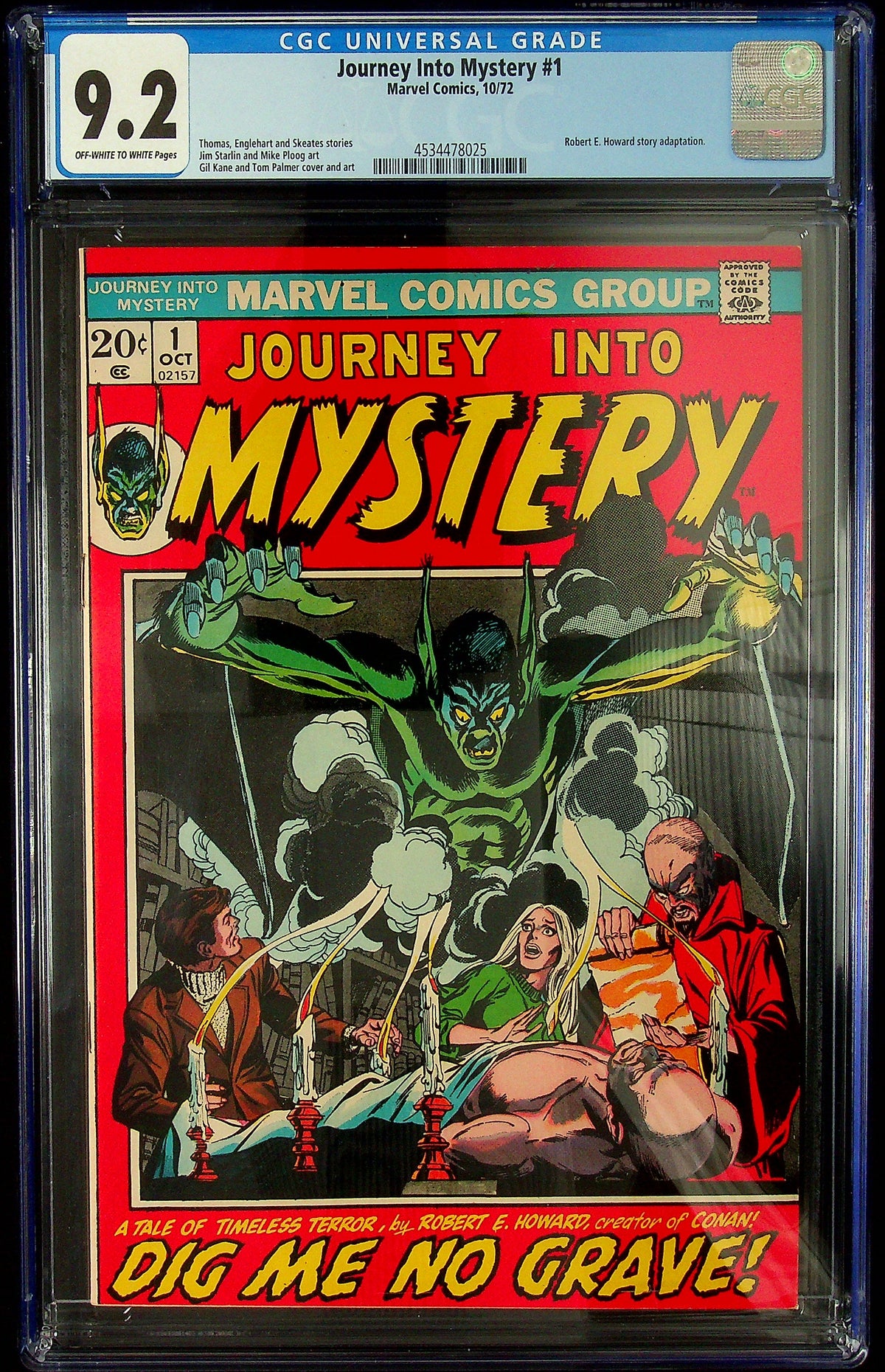 Journey Into Mystery #1 CGC 9.2