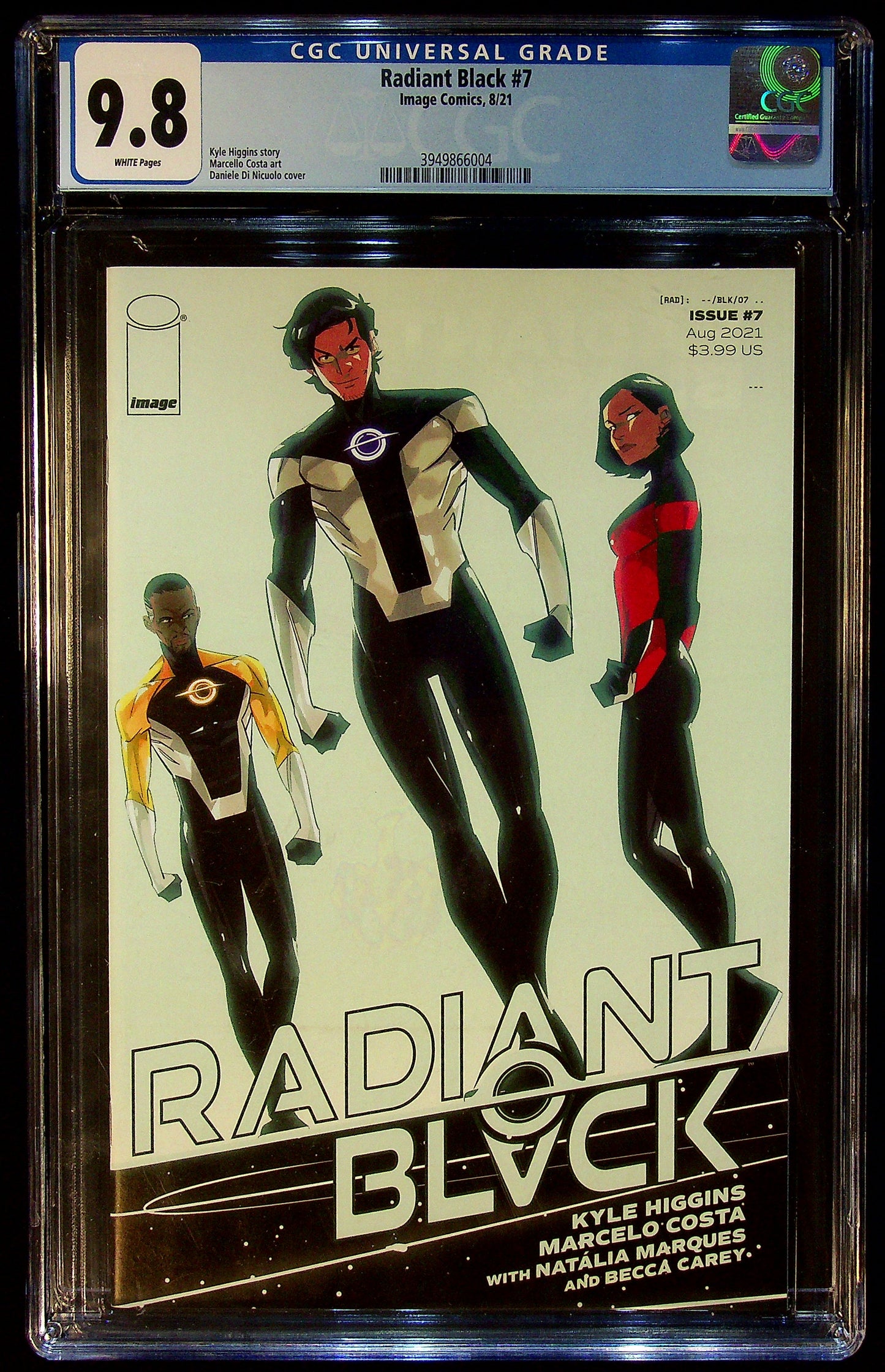 Radiant Black #7 CGC 9.8