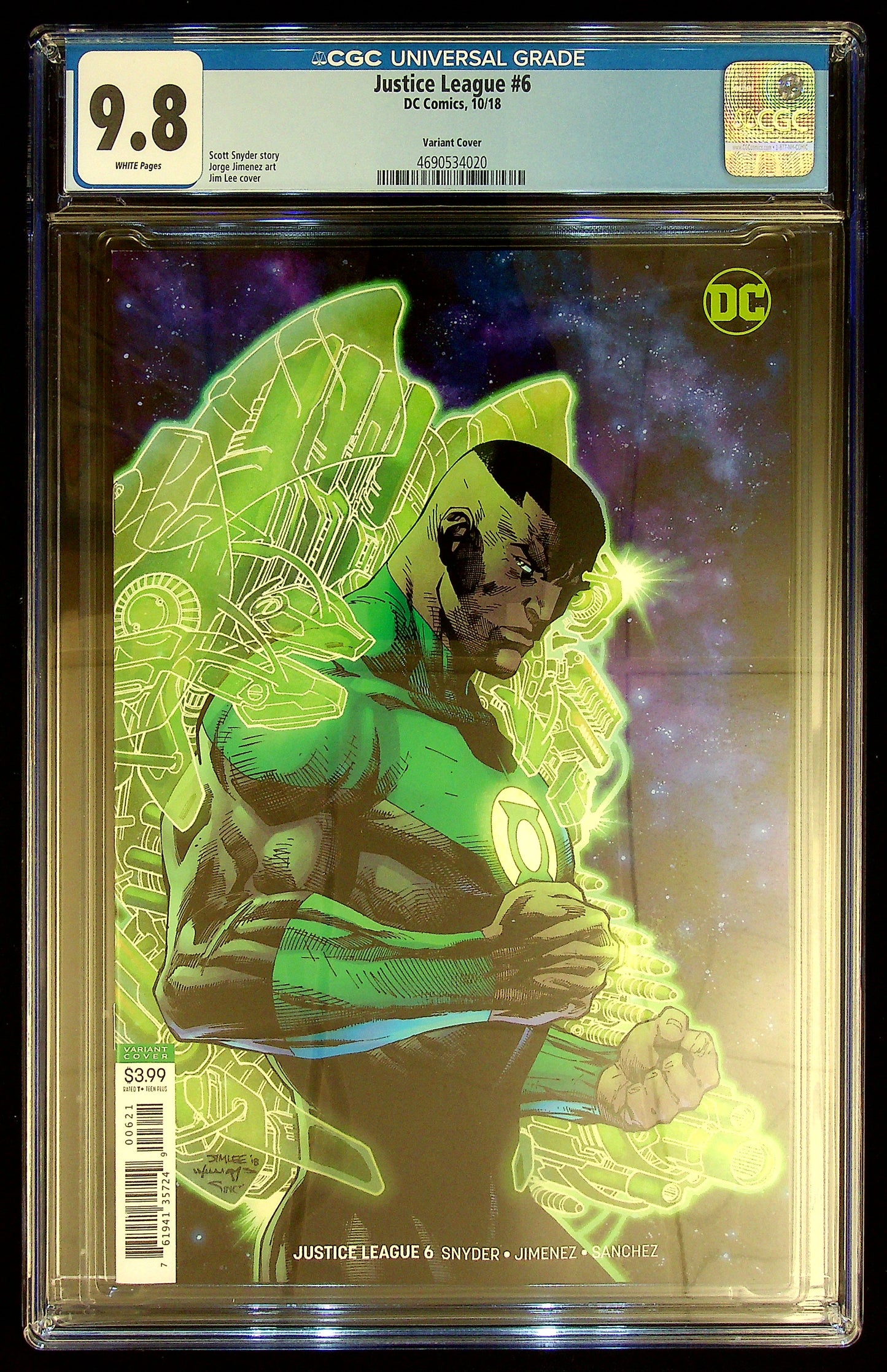 Justice League #6 CGC 9.8 Variant