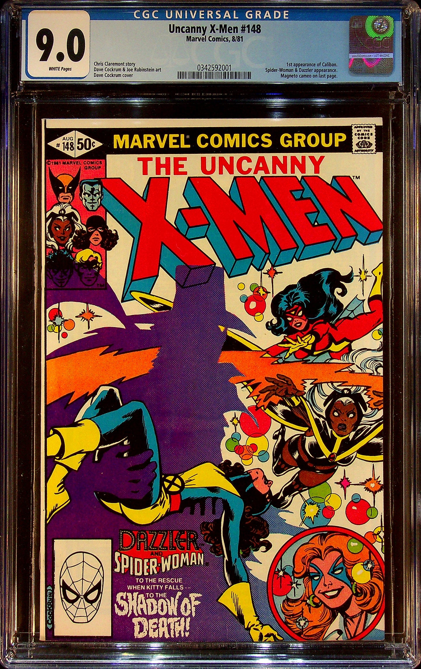 Uncanny X-Men # 148 CGC 9.0