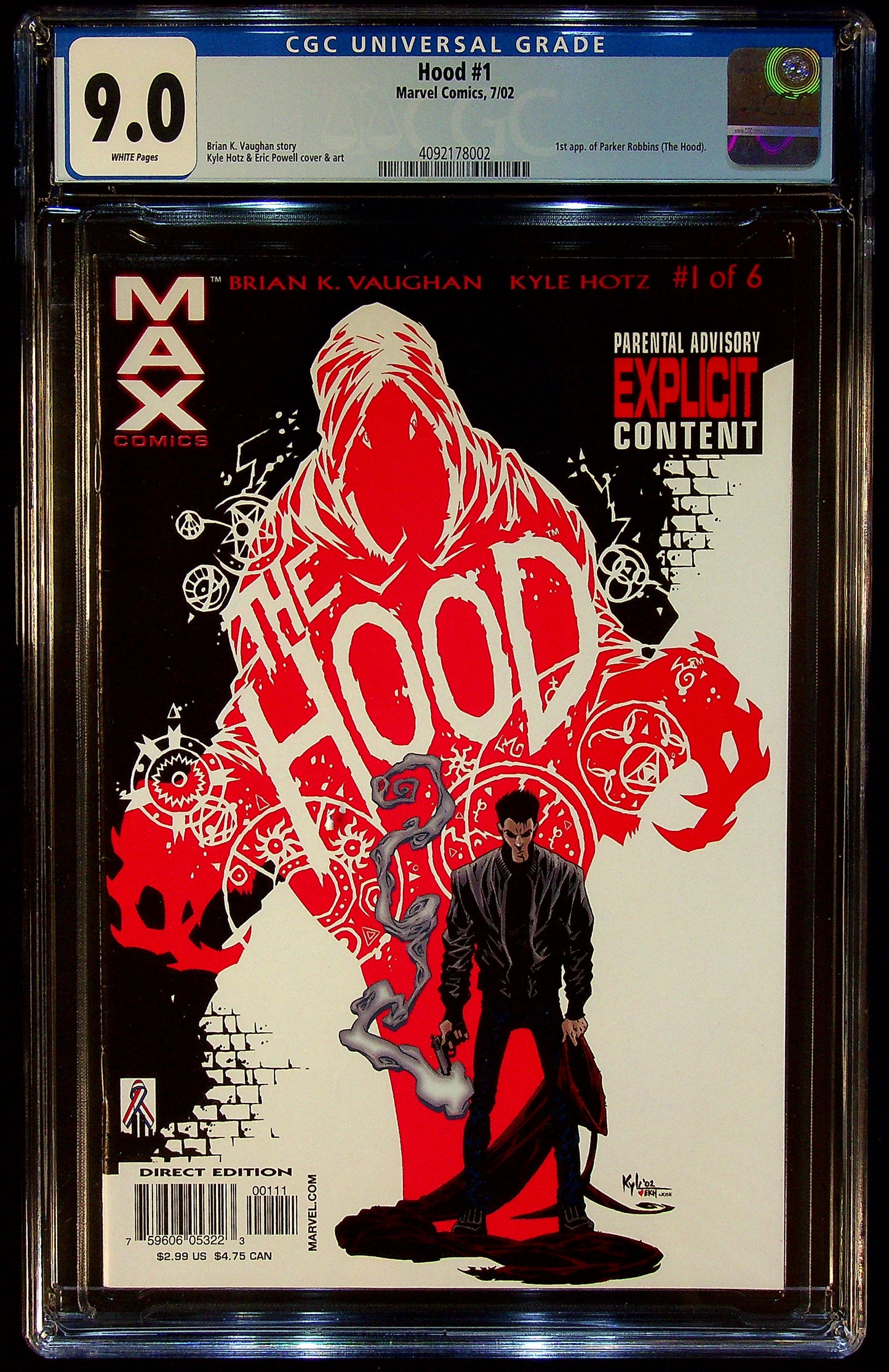 Hood #1 CGC 9.0