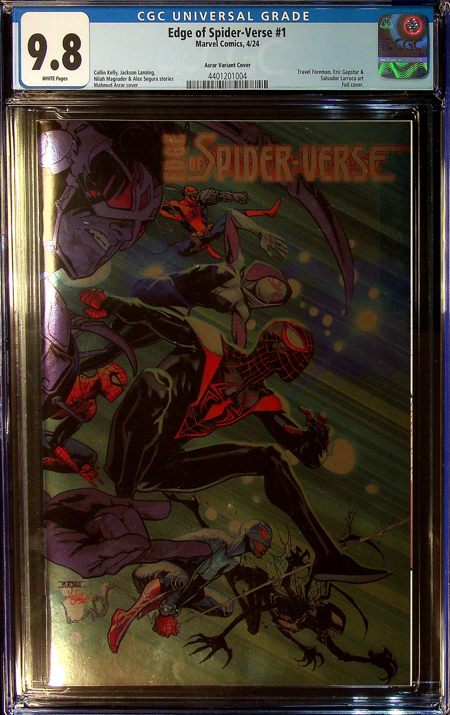 Edge of Spider-Verse #1 CGC 9.8 Asrar Variant