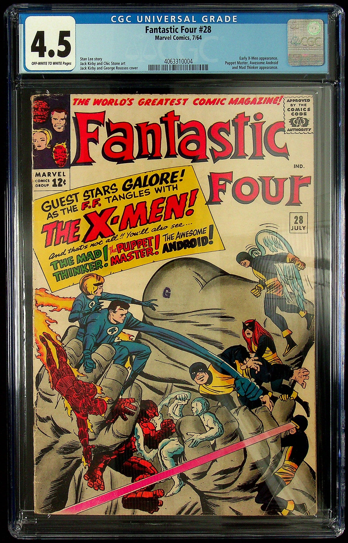 Fantastic Four #28 CGC 4.5