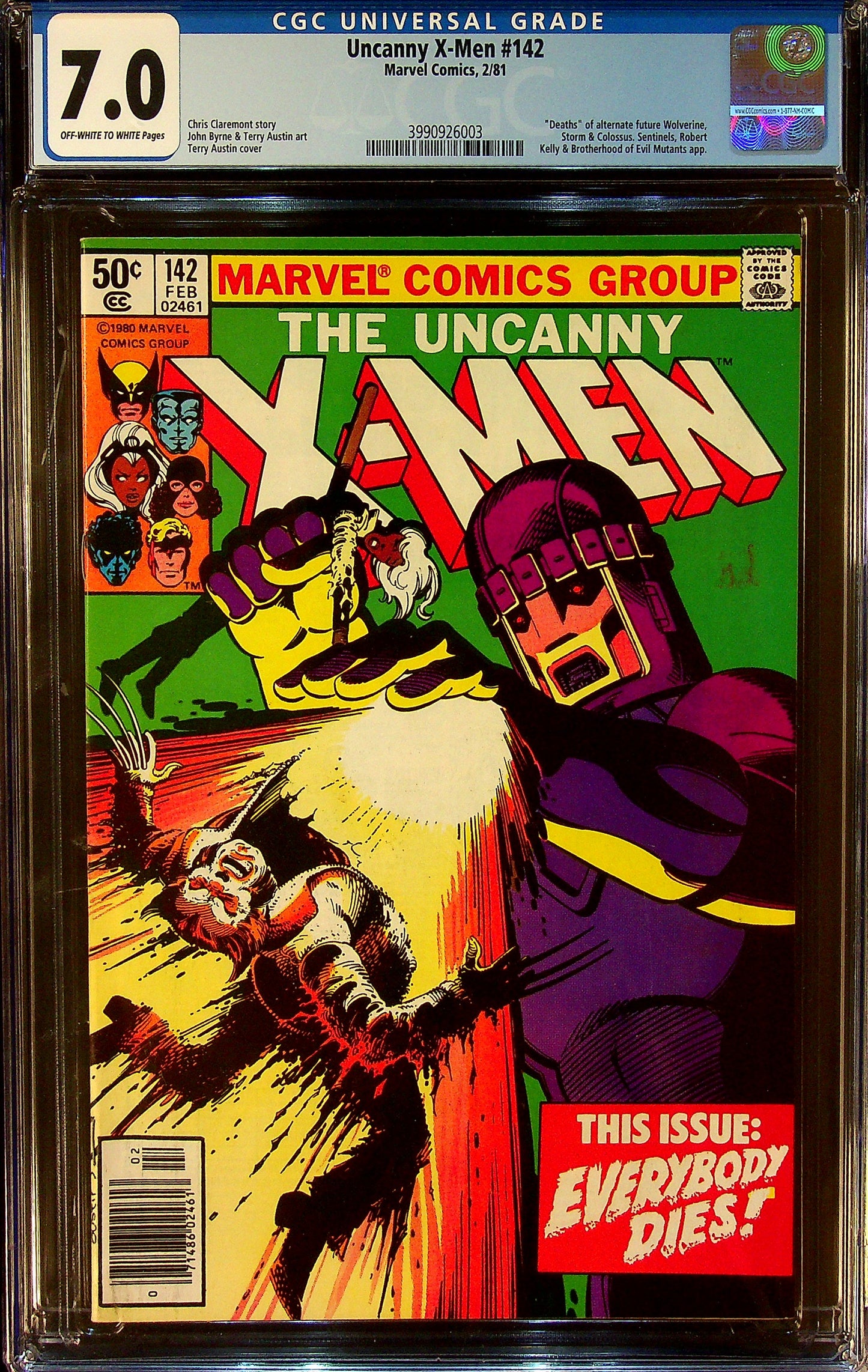Uncanny X-Men #142 CGC 7.0