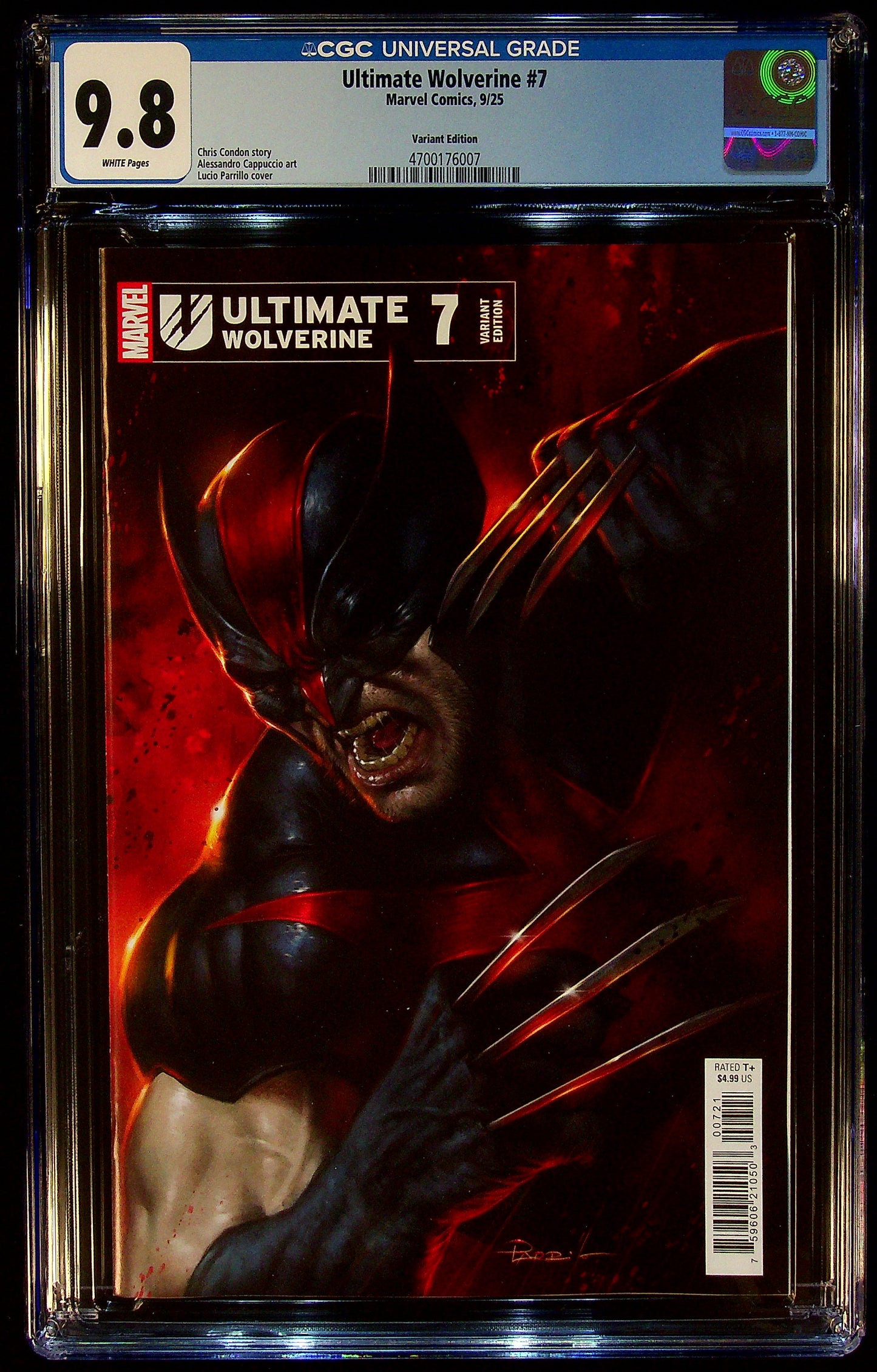 Ultimate Wolverine #7 CGC 9.8 Variant Edition