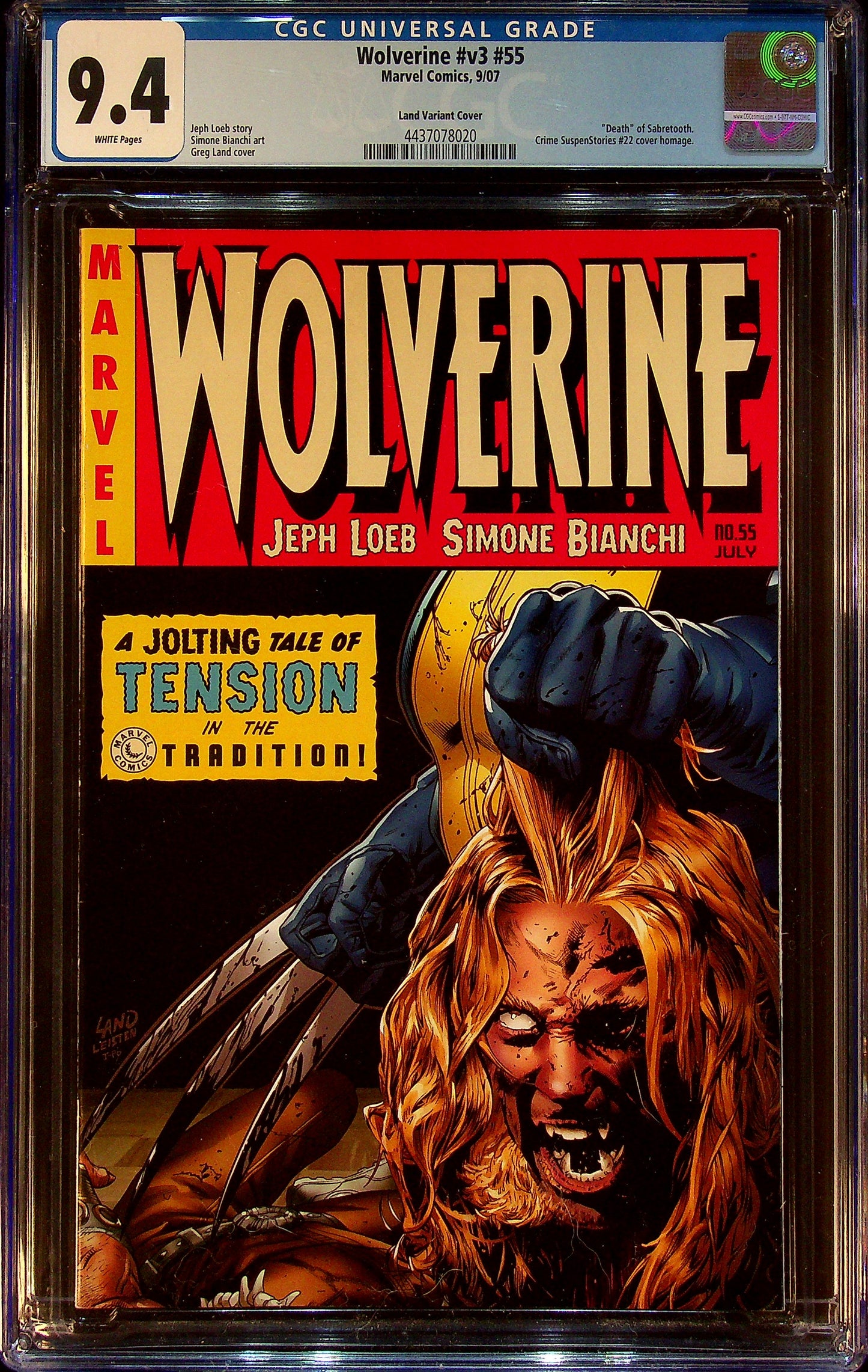 Wolverine #v3 #55 CGC 9.4