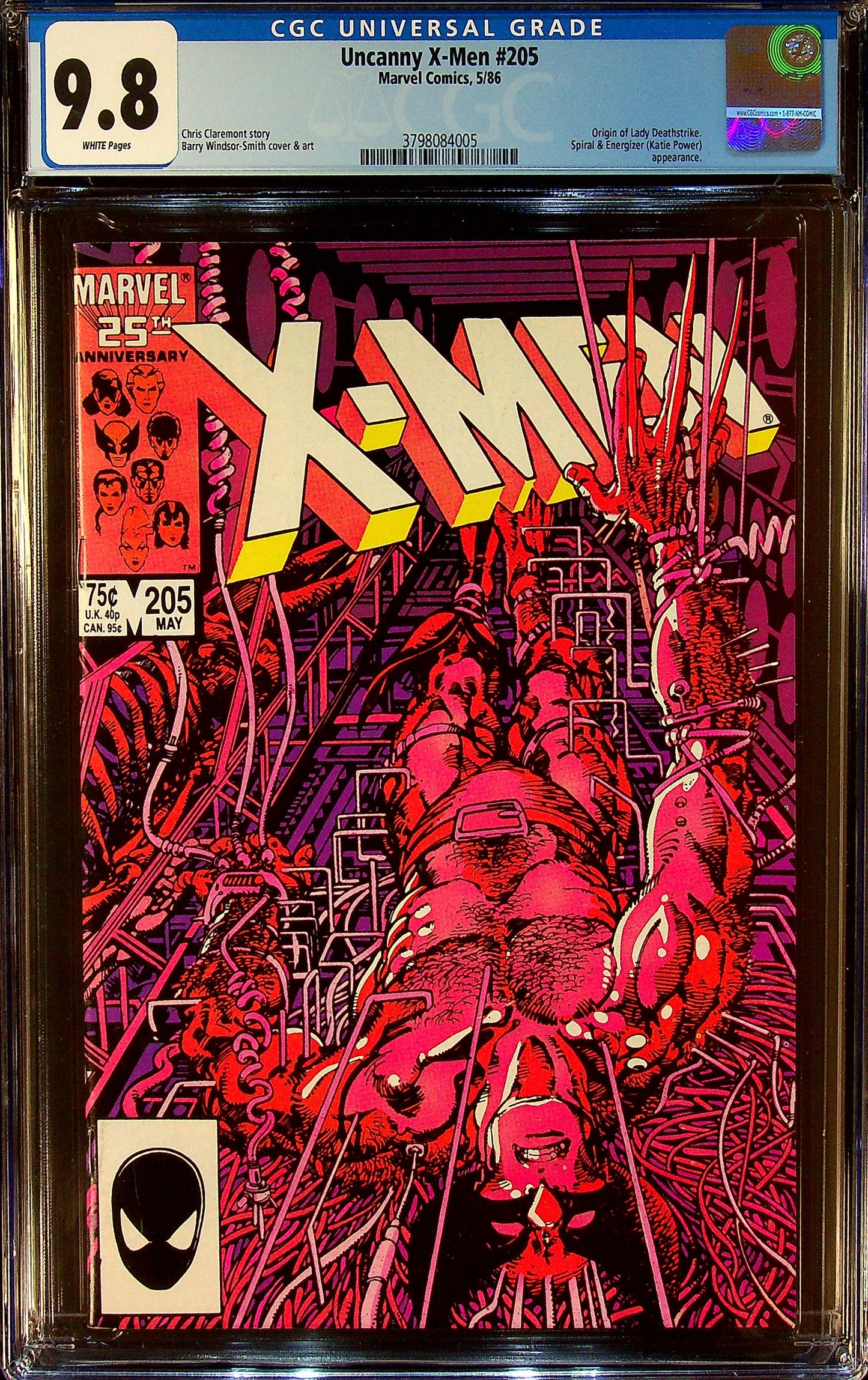 Uncanny X-Men #205 CGC 9.8
