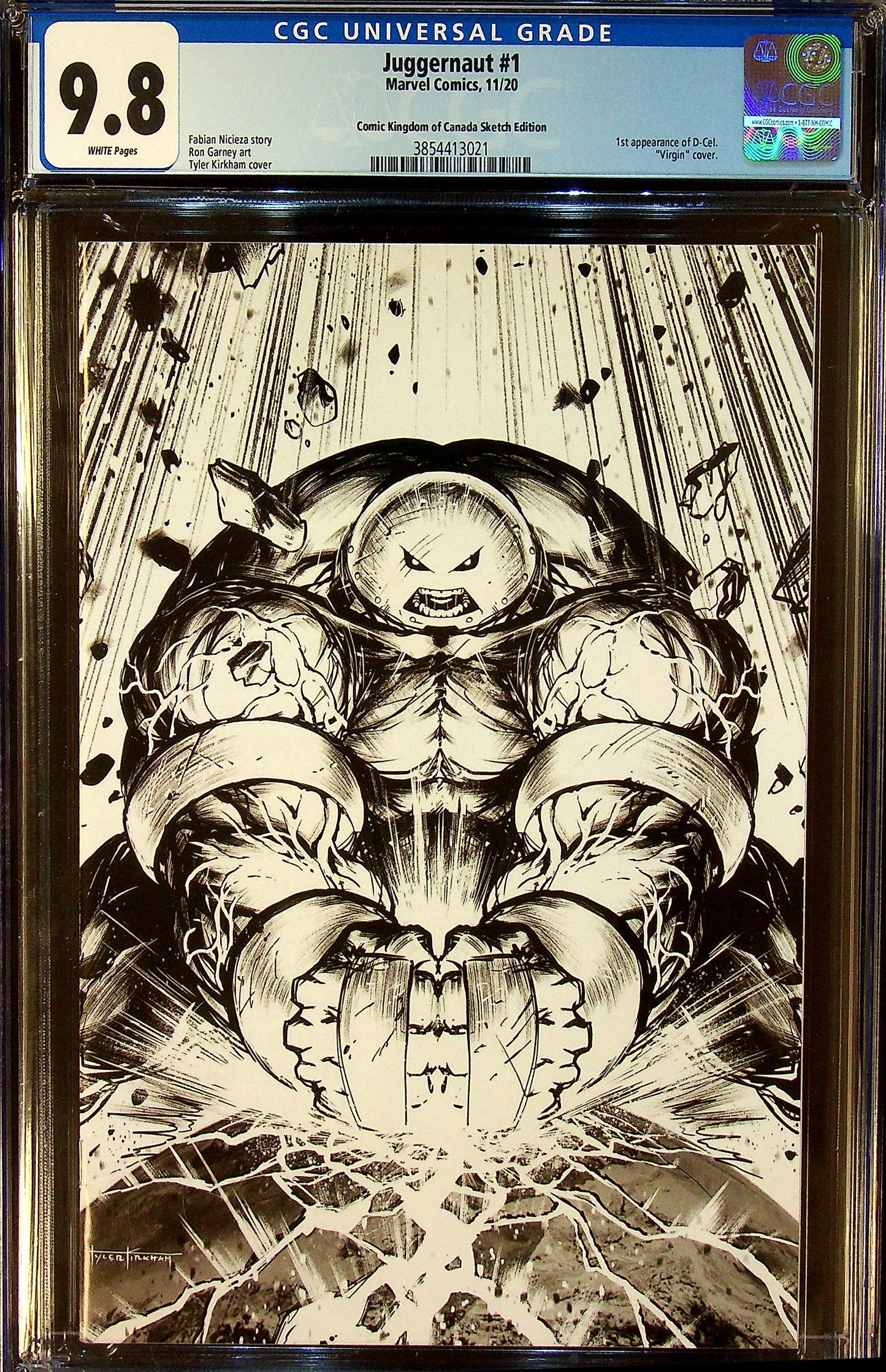 Juggernaut #1 CGC 9.8 Comic Kingdom of Canada Sketch Edition