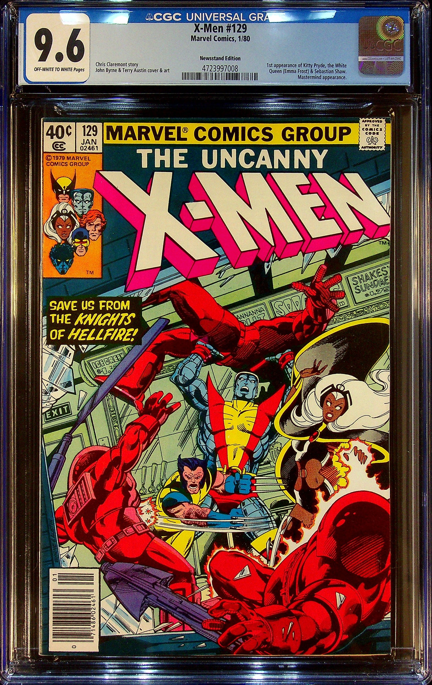 X-Men #129 CGC 9.6 Newsstand Edition