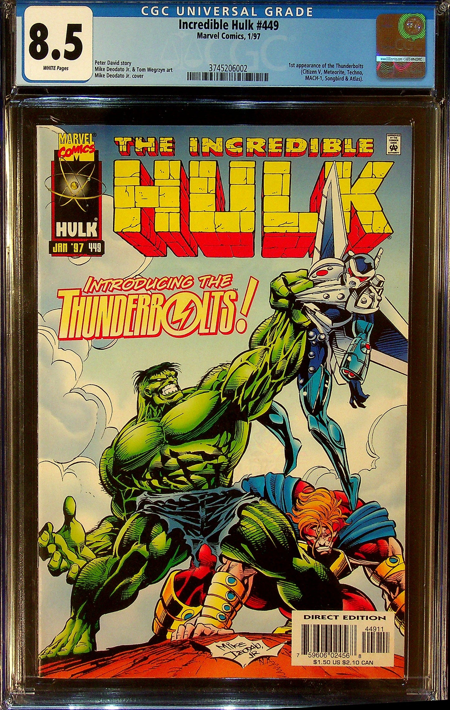Incredible Hulk #449 CGC 8.5