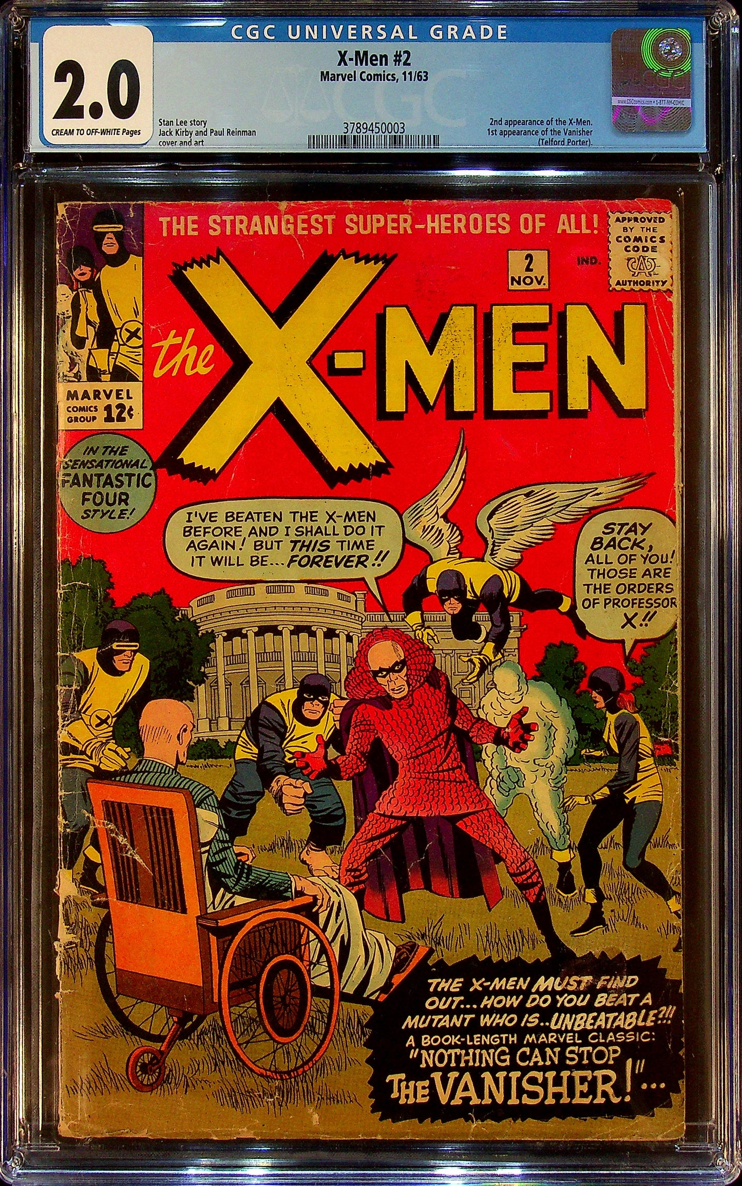 X-Men #2 CGC 2.0