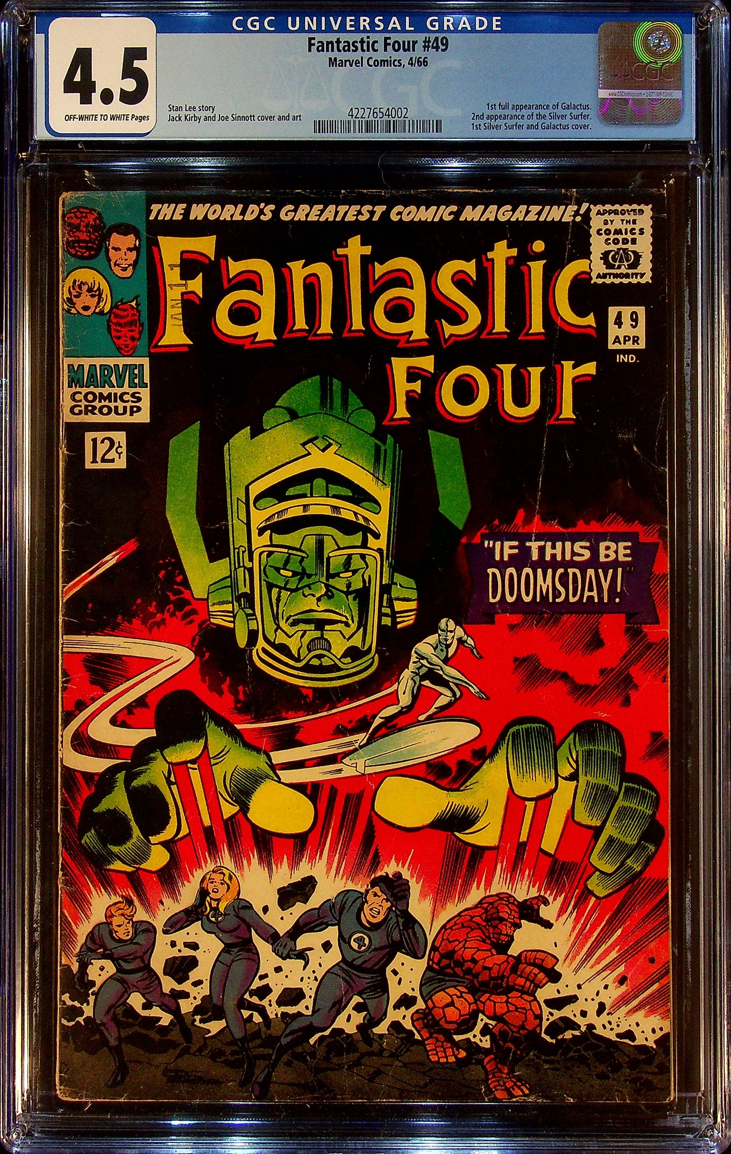 Fantastic Four #49 CGC 4.5