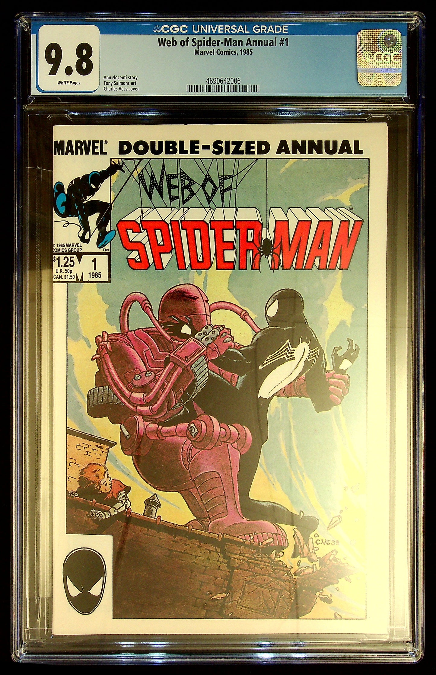 Web of Spider-man Annual #1 CGC 9.8