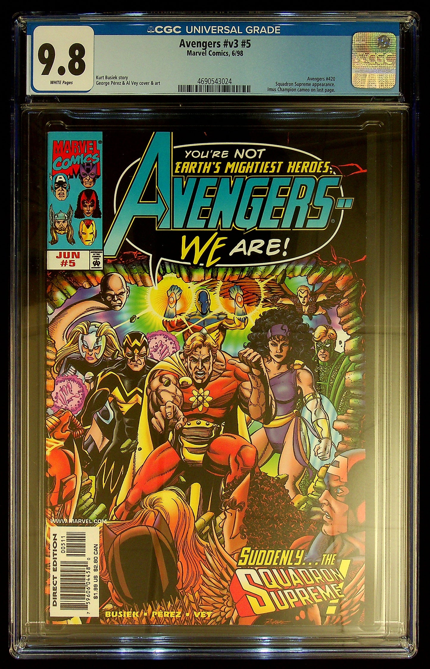 Avengers #v3 #5 CGC 9.8