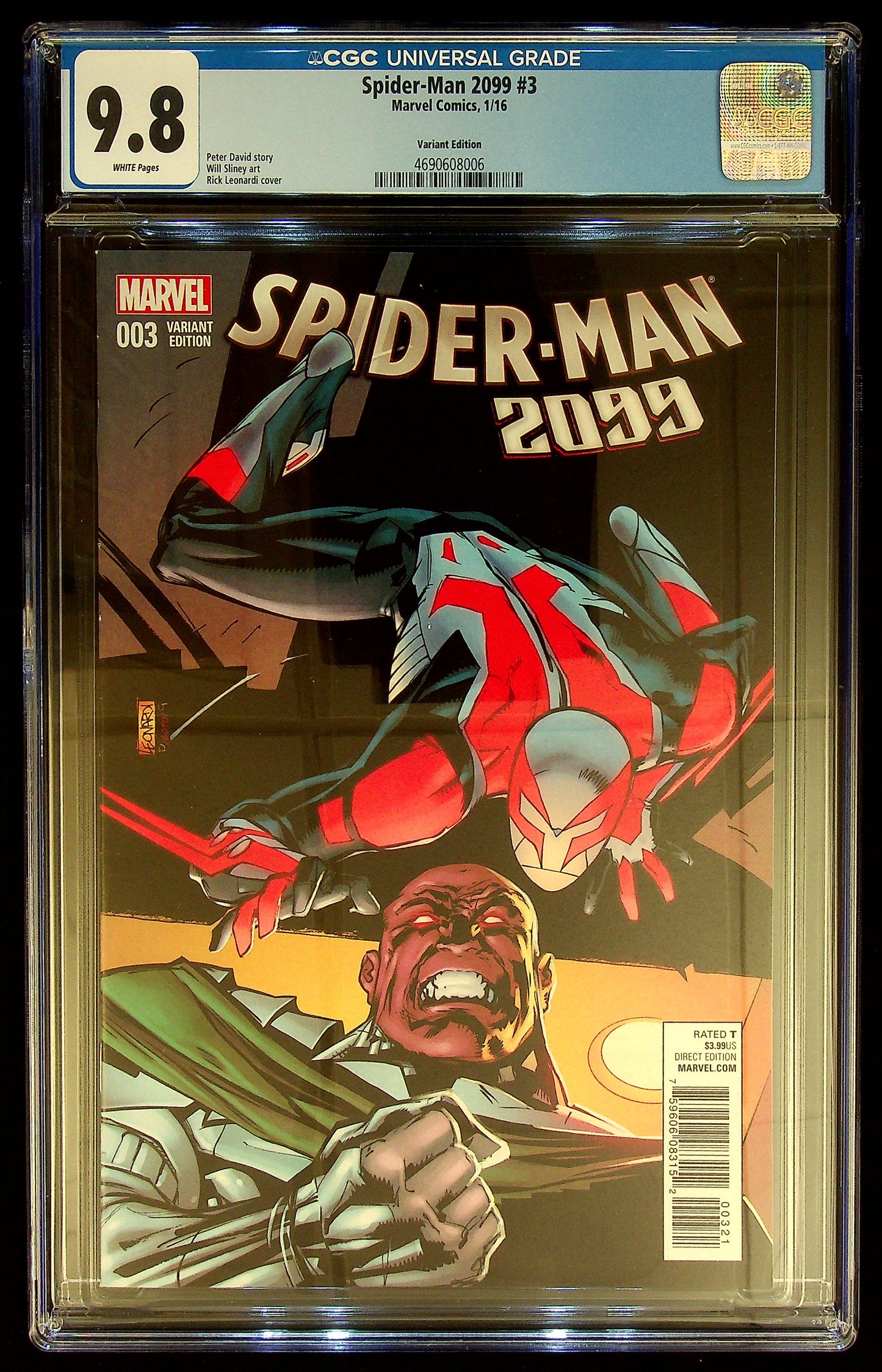 Spider-Man 2099 #3 Variant CGC 9.8
