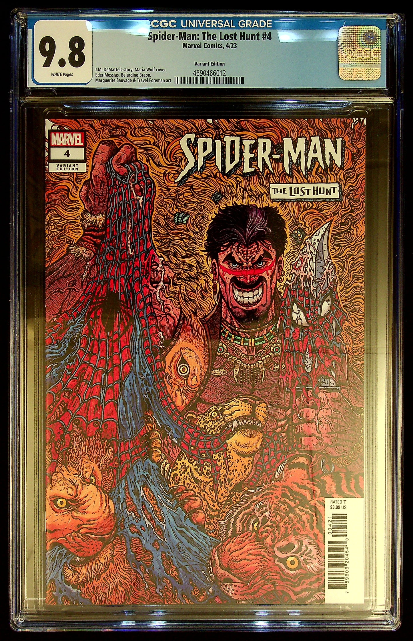 Spider-Man: The Lost Hunt #4 CGC 9.8
