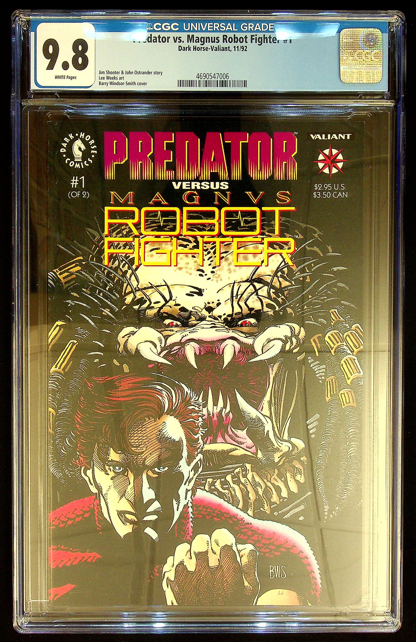 Predator vs. Magnus Robot Fighter #1 CGC 9.8