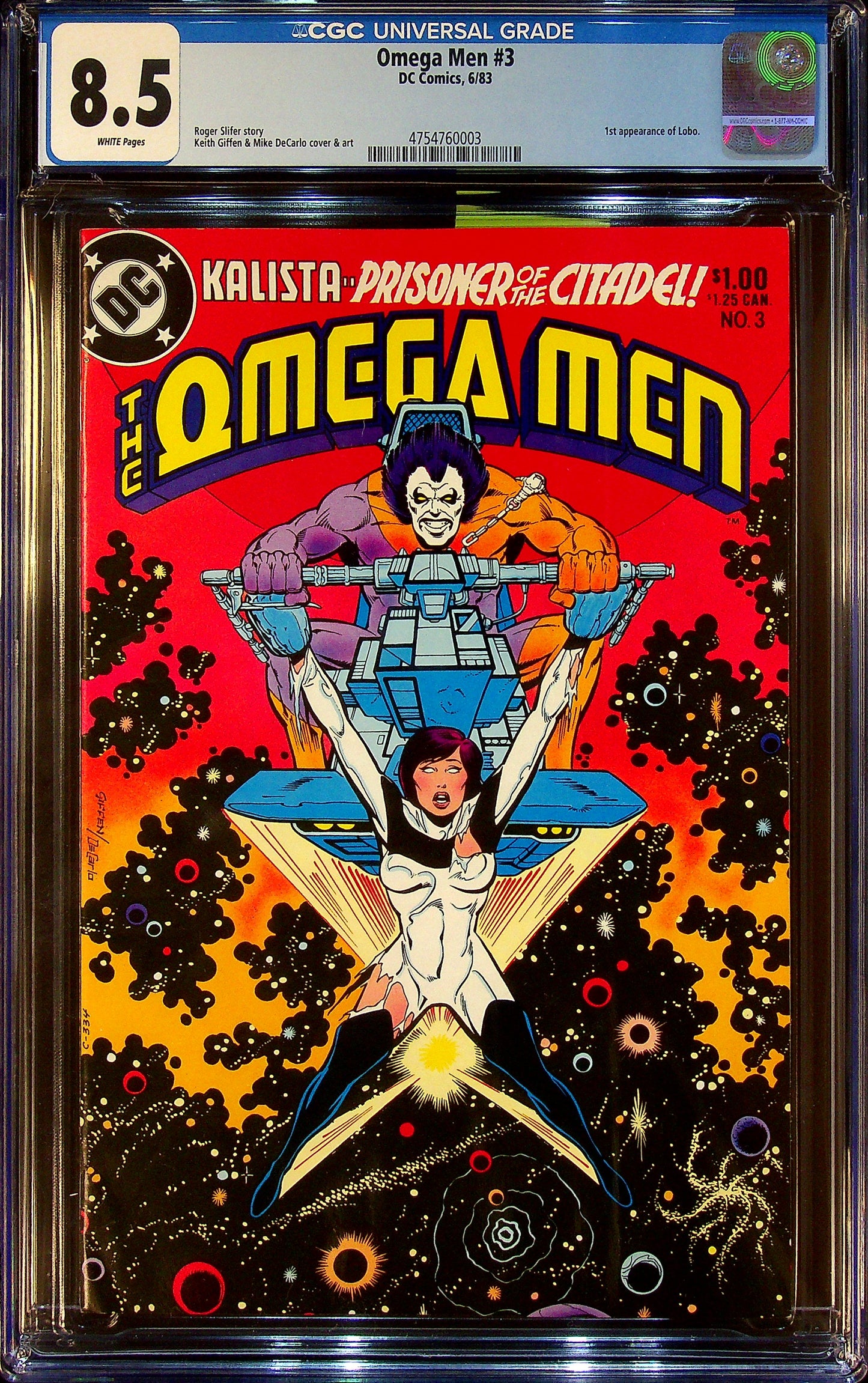 Omega Men #3 CGC 8.5