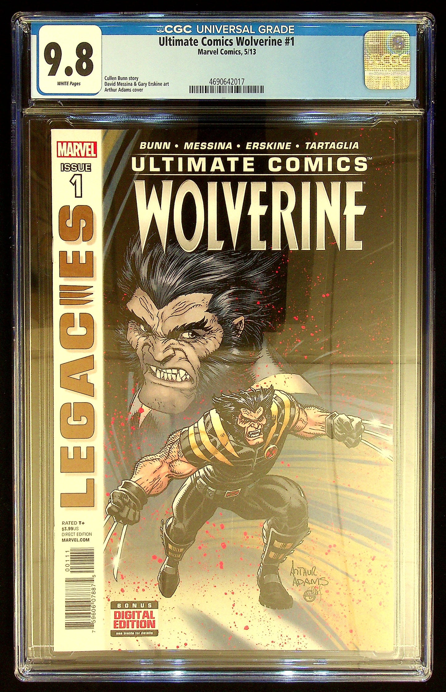 Ultimate Comics Wolverine #1 CGC 9.8