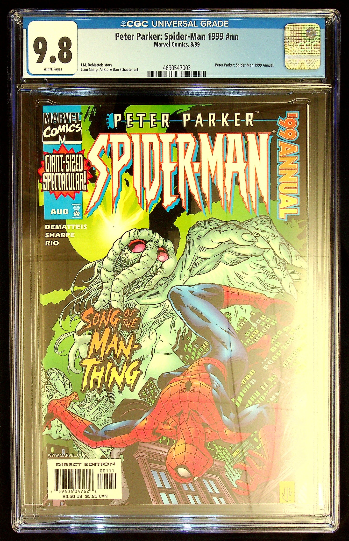 Peter Parker: Spider-Man 1999 #nn CGC 9.8
