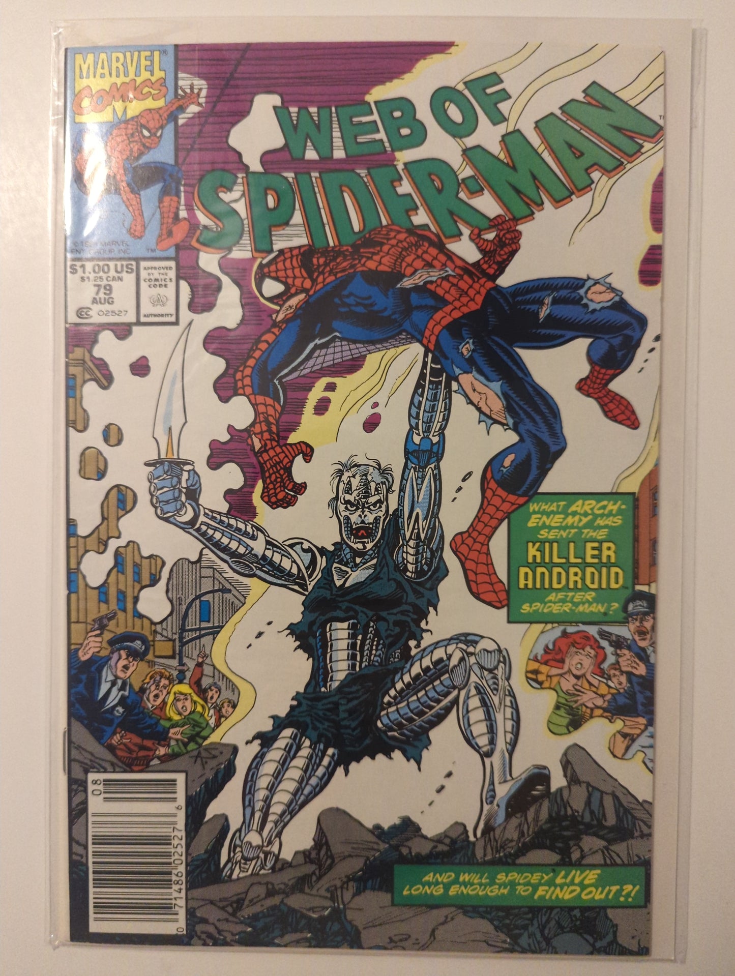 Web Of Spider-Man #79 Newsstand