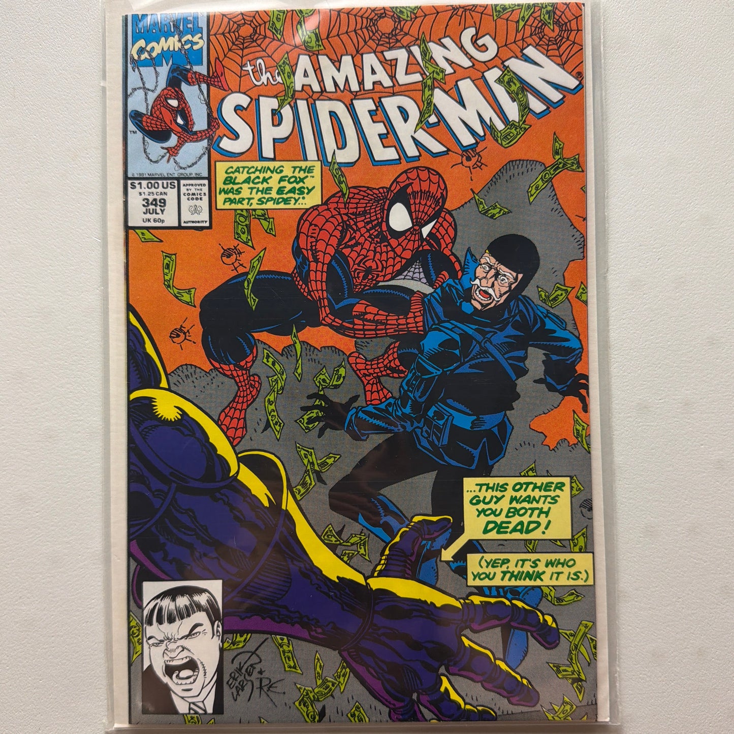 The Amazing Spider-Man #349 (NM-)