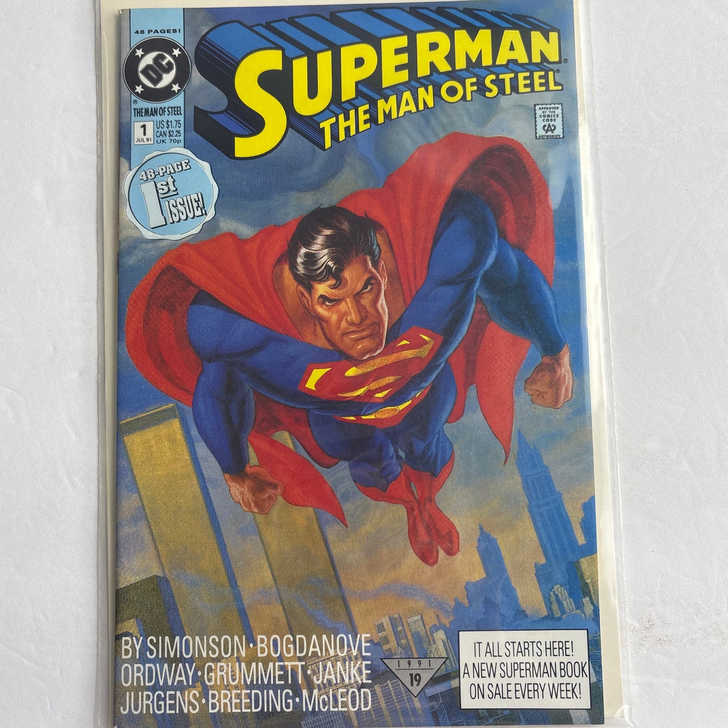 Superman The Man of Steel #1