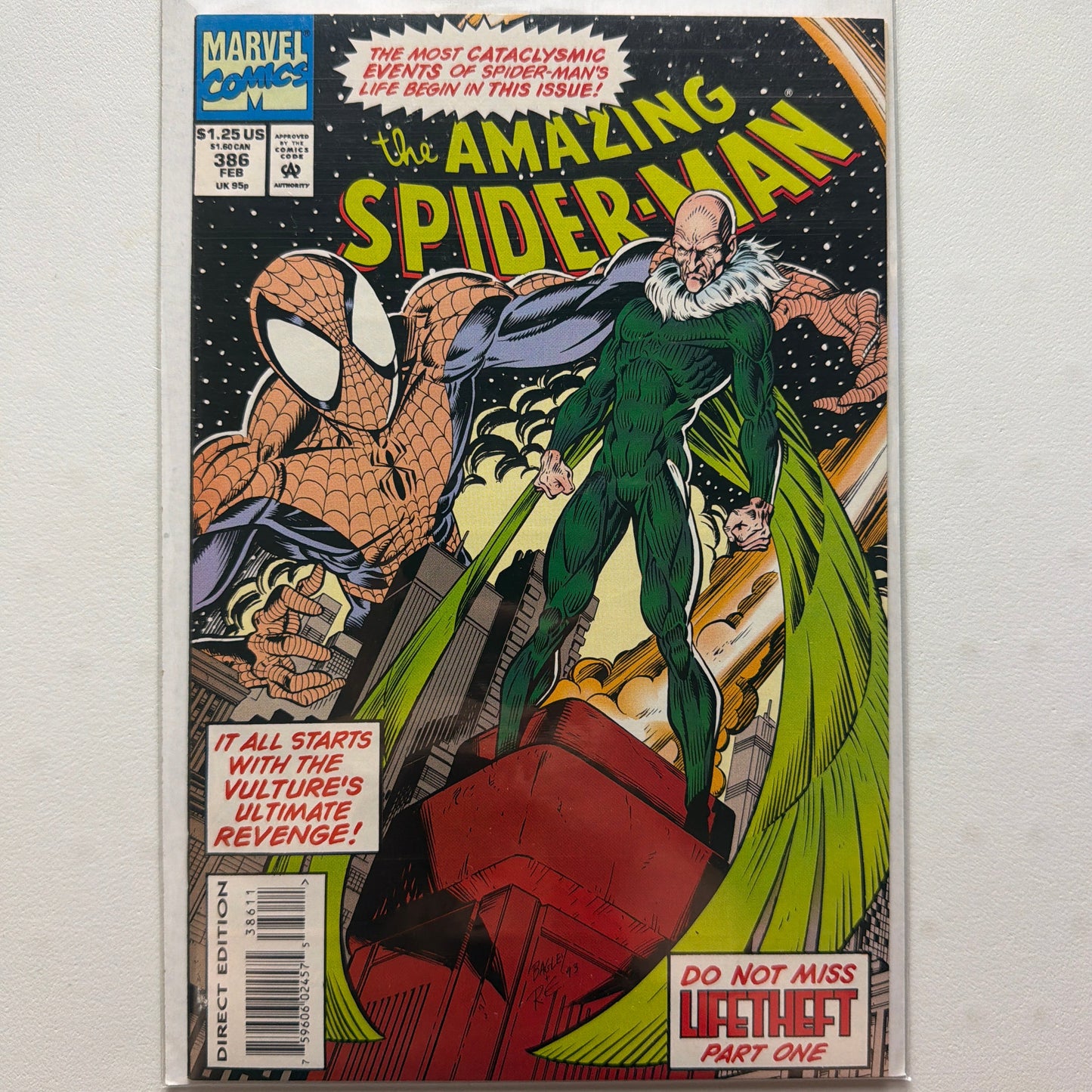 The Amazing Spider-Man #386 (NM-)